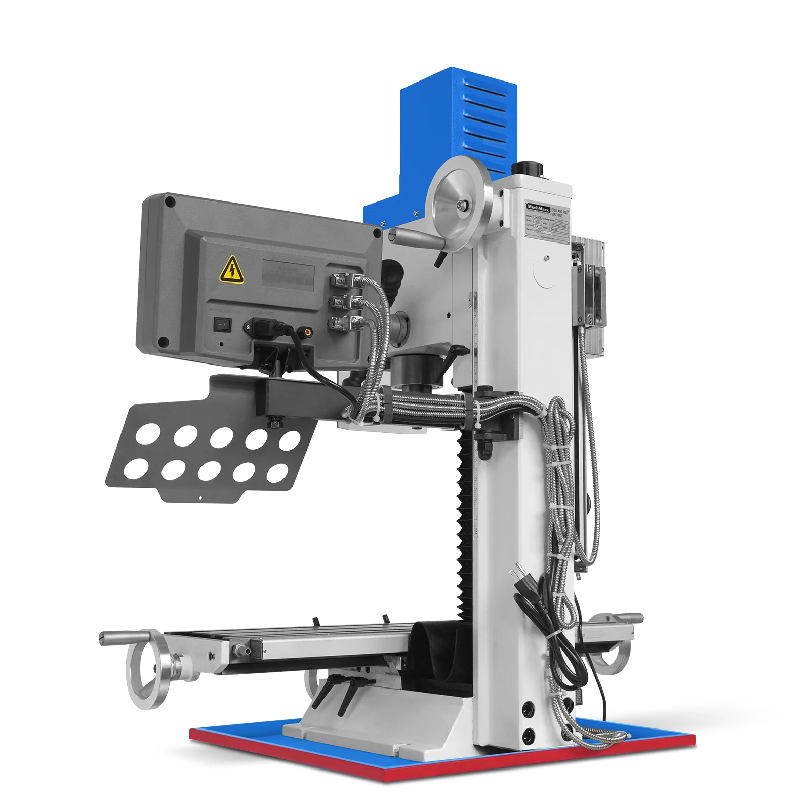 8-1/4"x33'' Industrial Benchtop Mill Drill Machine with DRO, Variable Speed, Brushless Motor, R8 Spindle, 2 HP, 110V, Compact Milling Drilling Tool for Garage Shop, DIY Metalworking without Stand VM32LD - Image 21