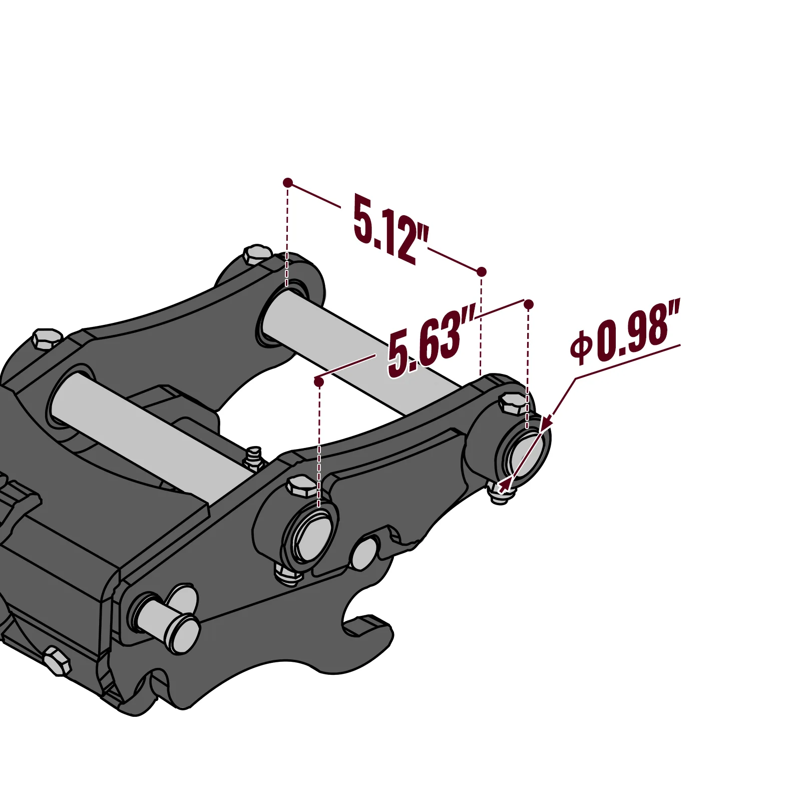 Backhoe Quick Attach (for SKU: 150162, 150163, 150164, 201162, 201163, 201164) - Image 3
