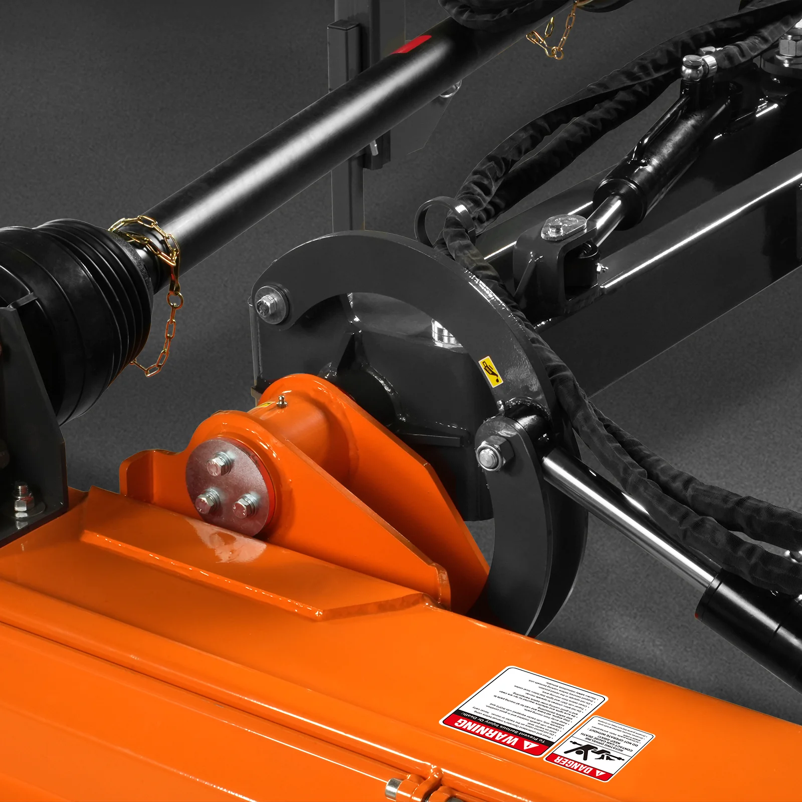 72" Heavy Duty Offset Ditch Bank Flail Mower Italy CMR Gearbox,  90° Tilt,  70-100 HP Tractor,  3-Point Hitch,  PTO Driven,  VAM72 - Image 13