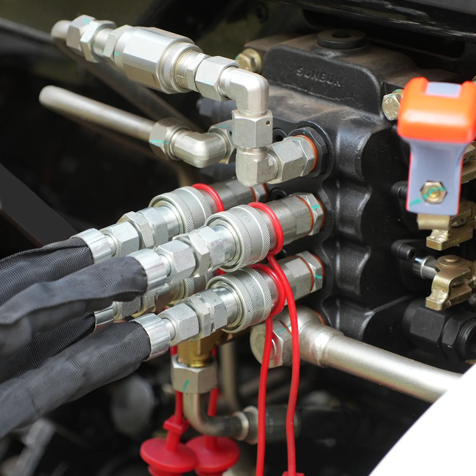 72" Heavy Duty Offset Ditch Bank Flail Mower Italy CMR Gearbox,  90° Tilt,  70-100 HP Tractor,  3-Point Hitch,  PTO Driven,  VAM72 - Image 16