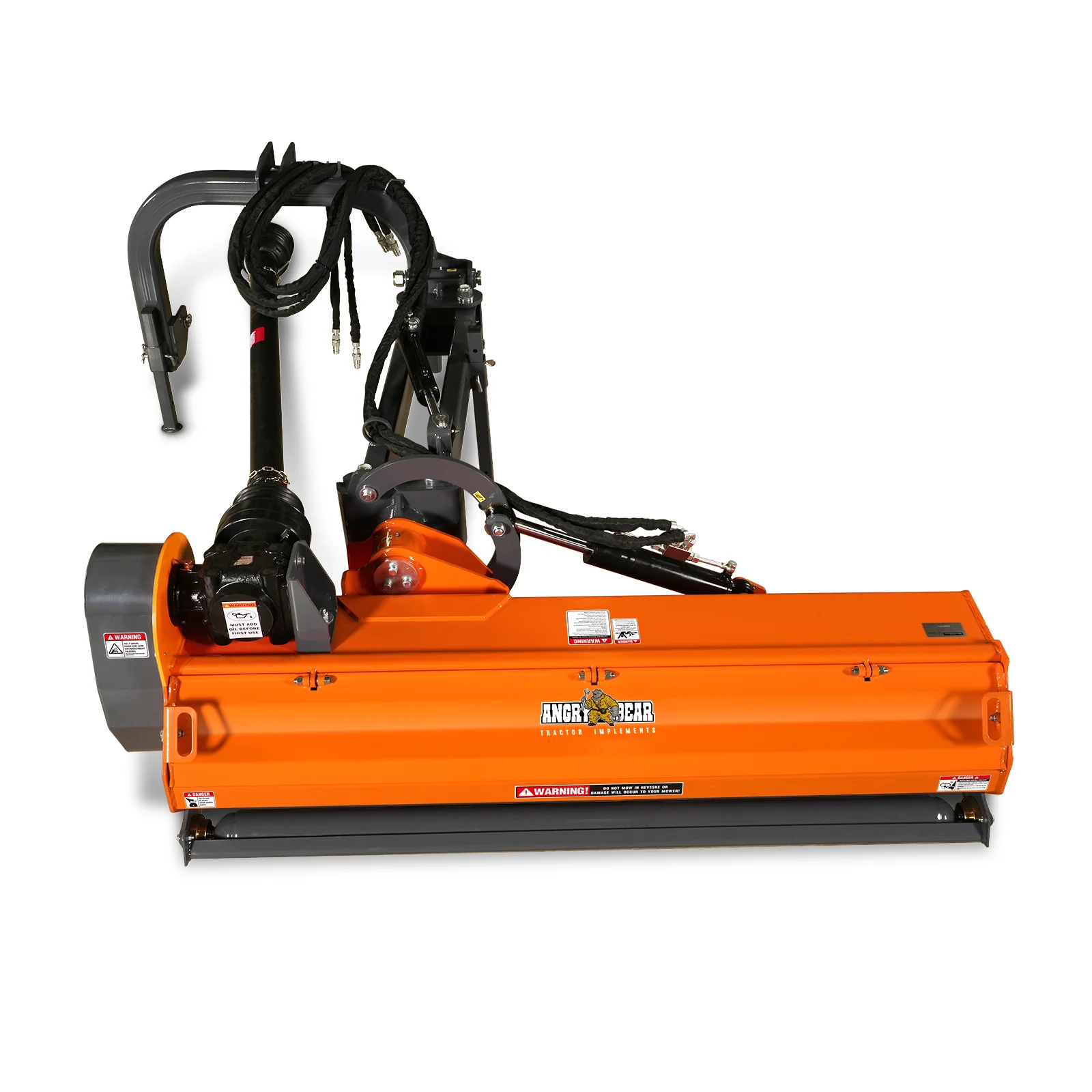 72" Heavy Duty Offset Ditch Bank Flail Mower Italy CMR Gearbox,  90° Tilt,  70-100 HP Tractor,  3-Point Hitch,  PTO Driven,  VAM72 - Image 17