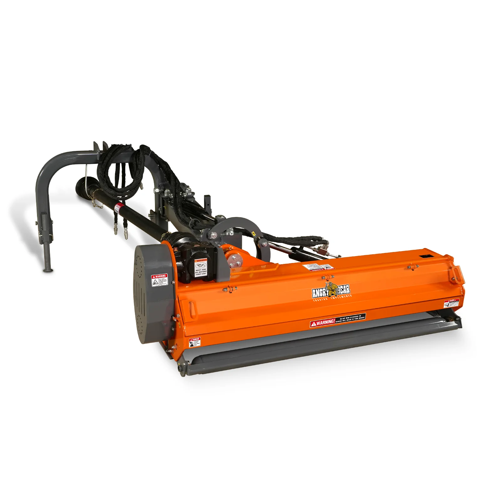 72" Heavy Duty Offset Ditch Bank Flail Mower Italy CMR Gearbox,  90° Tilt,  70-100 HP Tractor,  3-Point Hitch,  PTO Driven,  VAM72 - Image 19