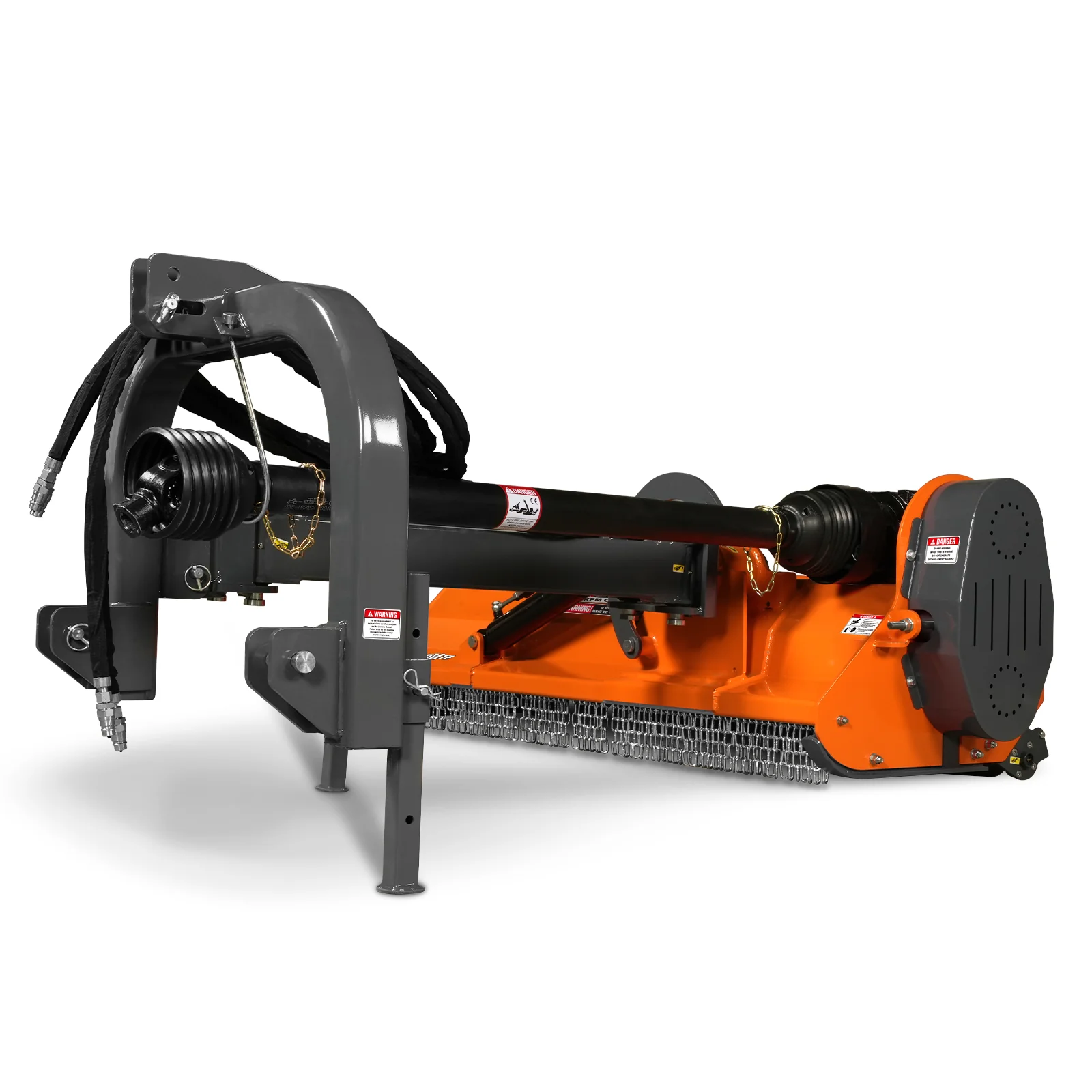 72" Heavy Duty Offset Ditch Bank Flail Mower Italy CMR Gearbox,  90° Tilt,  70-100 HP Tractor,  3-Point Hitch,  PTO Driven,  VAM72 - Image 22