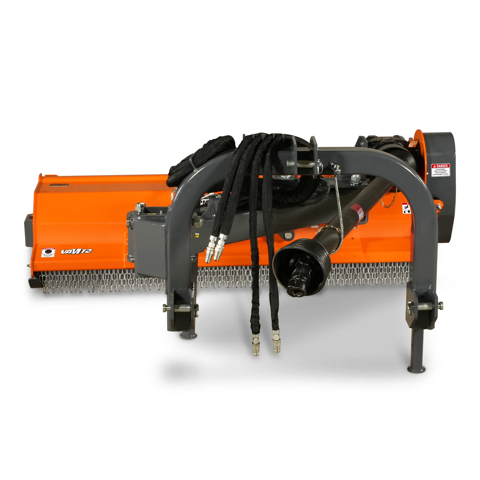 72" Heavy Duty Offset Ditch Bank Flail Mower Italy CMR Gearbox,  90° Tilt,  70-100 HP Tractor,  3-Point Hitch,  PTO Driven,  VAM72 - Image 23