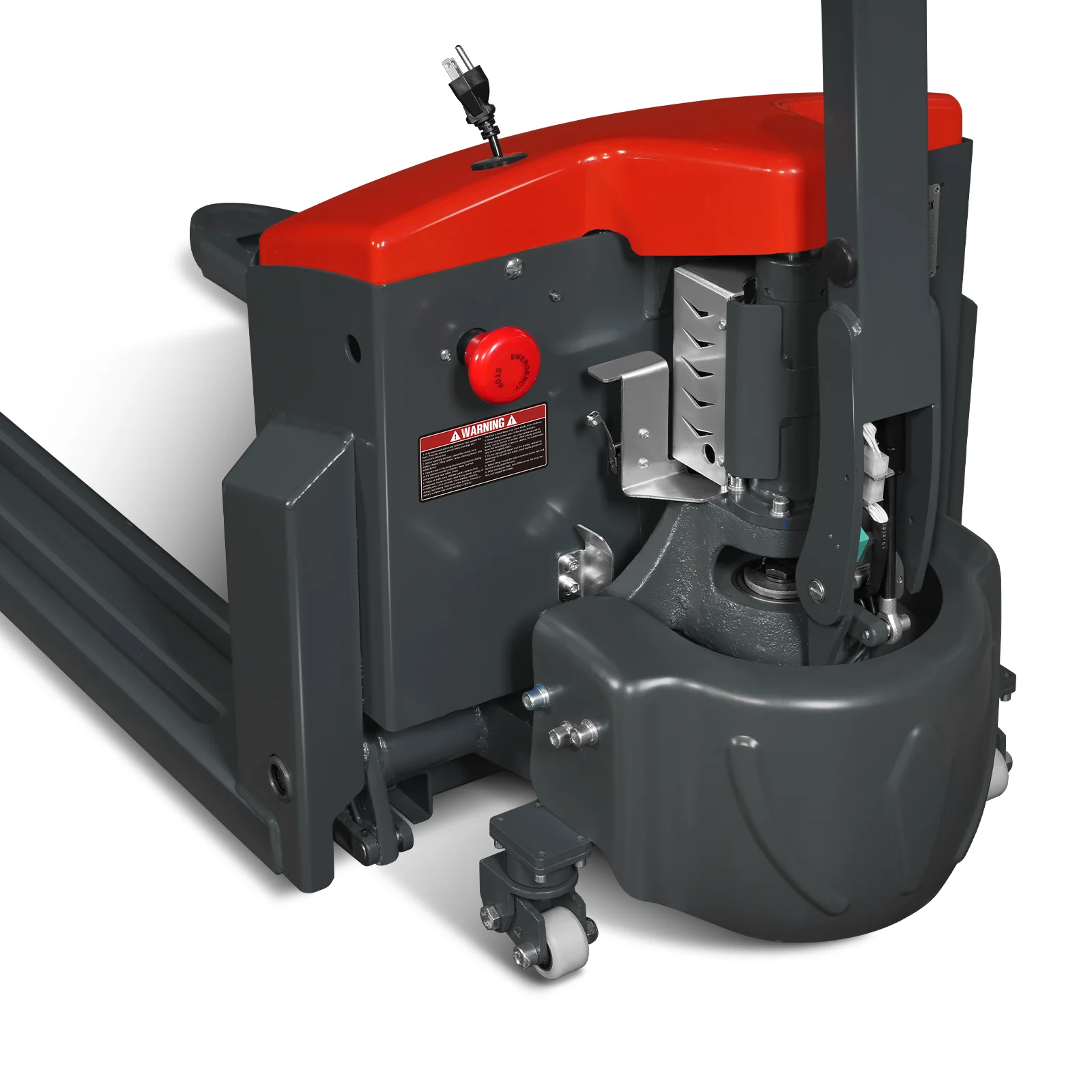 3300lbs Lithium-ion Electric Pallet Jack,  45"x27" Fork,  24V 40Ah Battery,  Walkie Type Truck,  EPT33 - Image 12