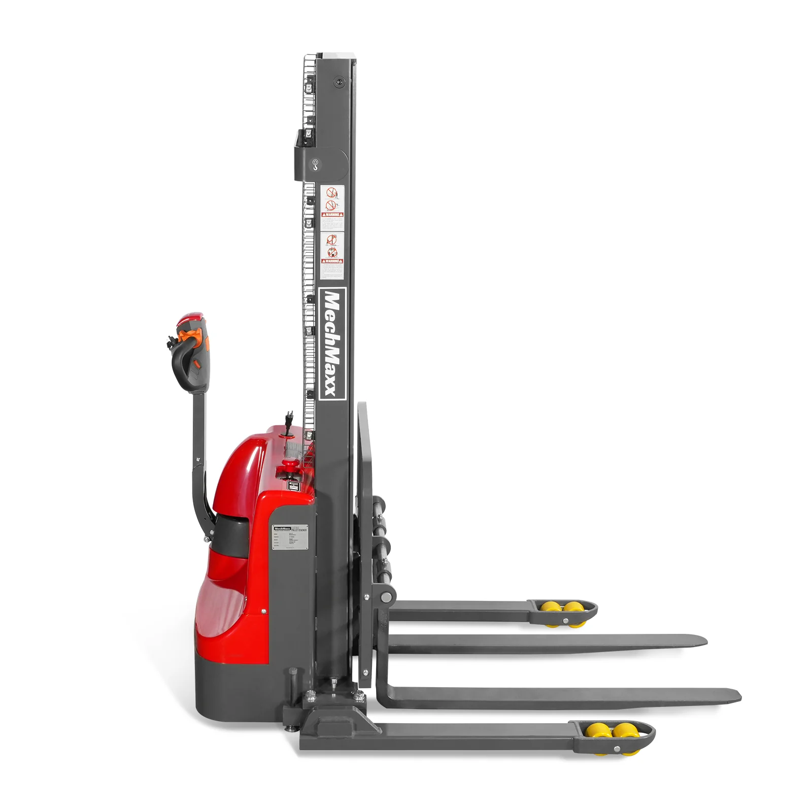 2640lbs Lithium-ion Electric Straddle Stacker,  118" Lift,  Adjustable Legs & Forks,  F26-118S - Image 24