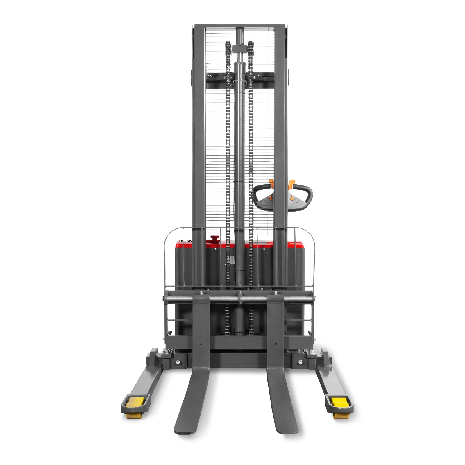 2640lbs Lithium-ion Electric Straddle Stacker,  118" Lift,  Adjustable Legs & Forks,  F26-118S - Image 25