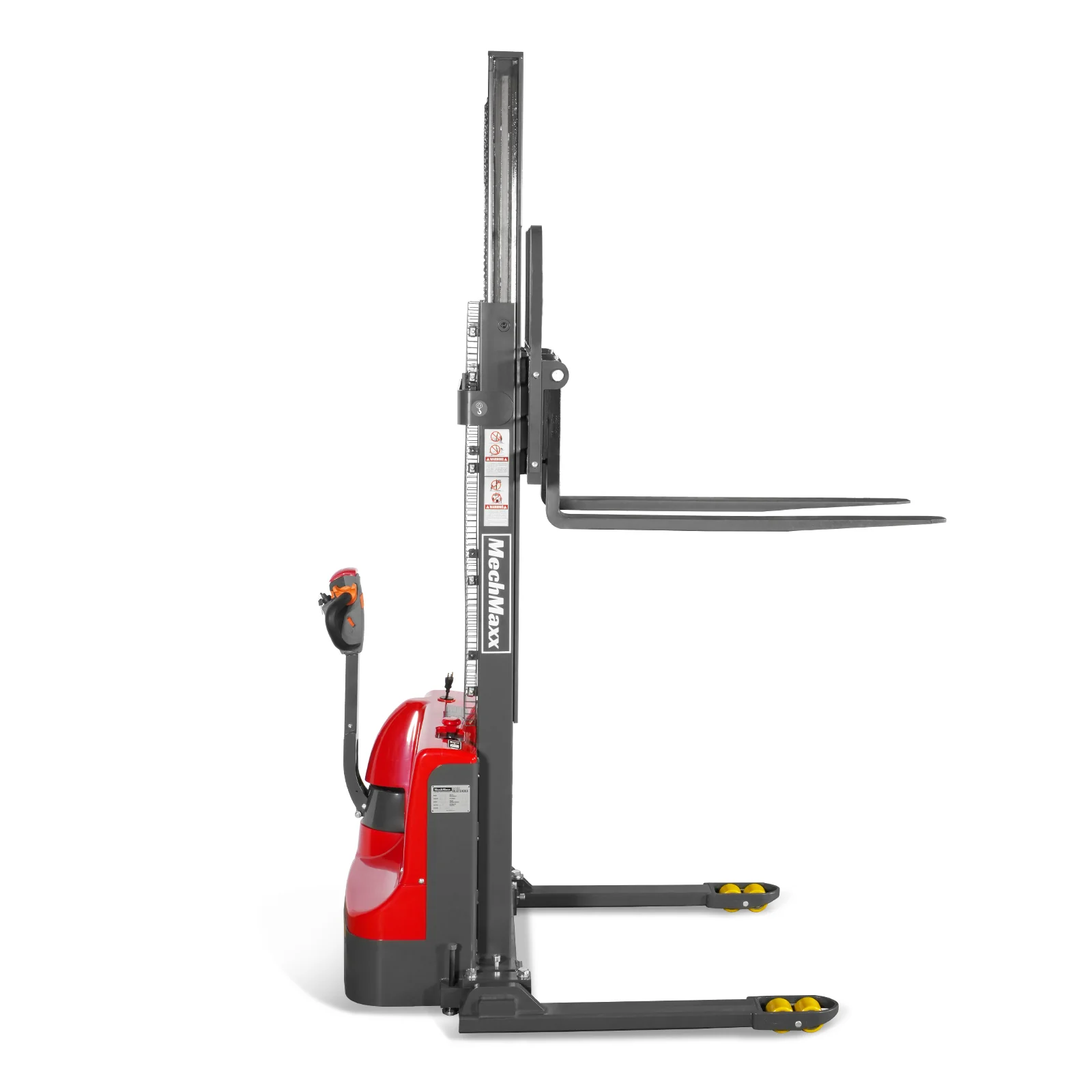 2640lbs Lithium-ion Electric Straddle Stacker,  118" Lift,  Adjustable Legs & Forks,  F26-118S - Image 29