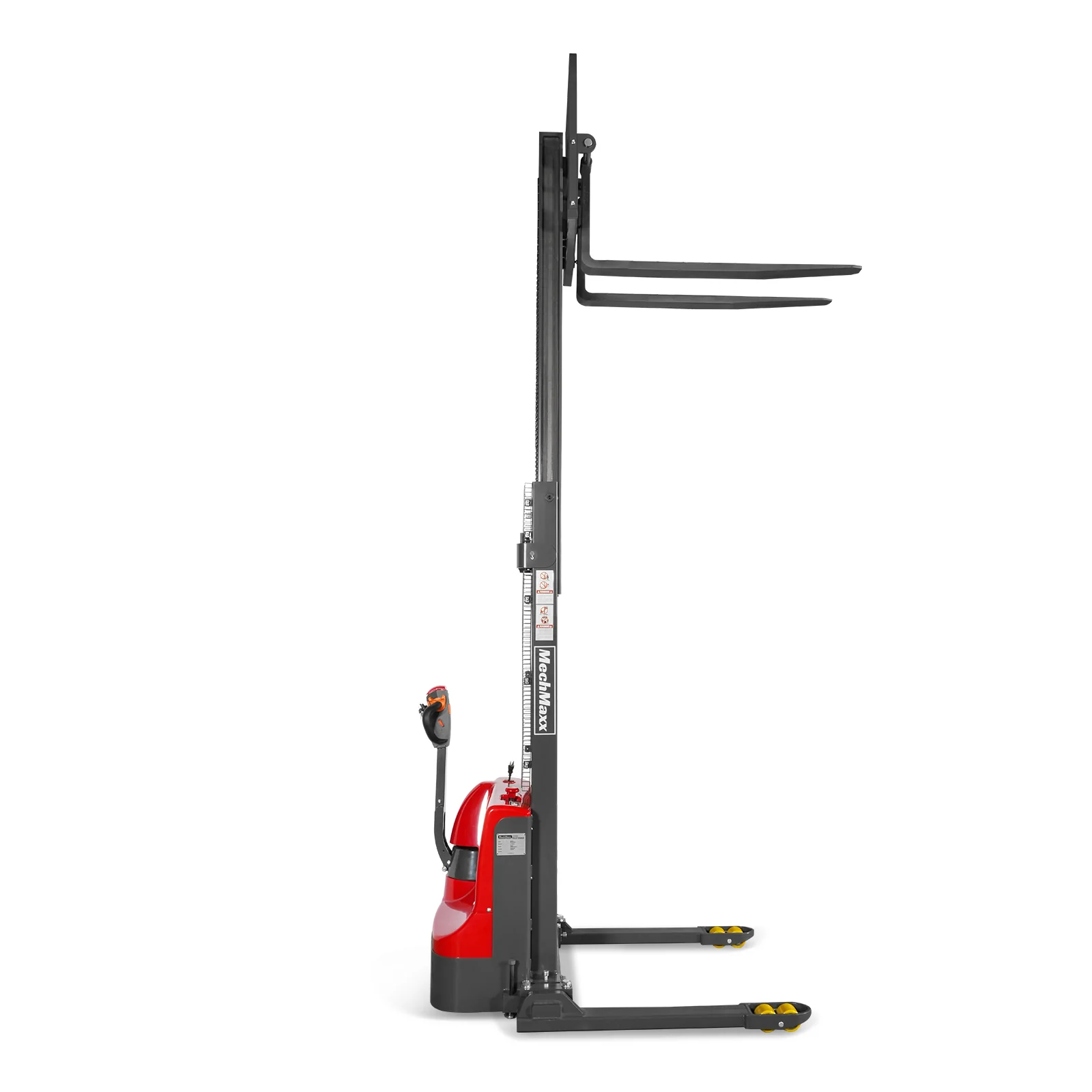2640lbs Lithium-ion Electric Straddle Stacker,  118" Lift,  Adjustable Legs & Forks,  F26-118S - Image 34
