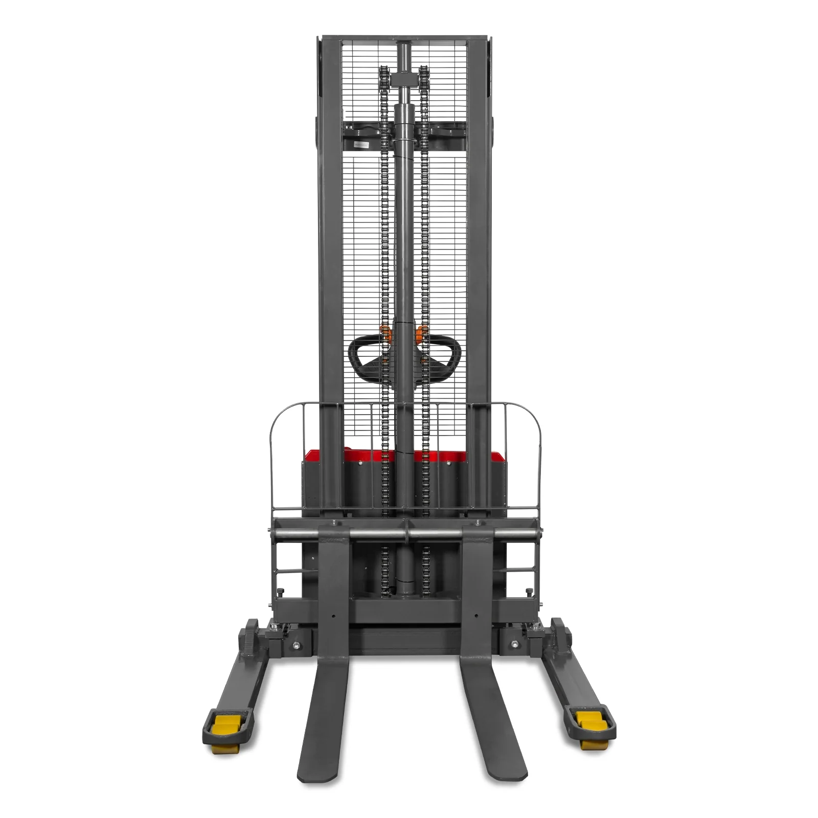 3300lbs Lithium-ion Electric Straddle Stacker,  118" Lift,  Adjustable Legs & Forks,  F33-118S - Image 28