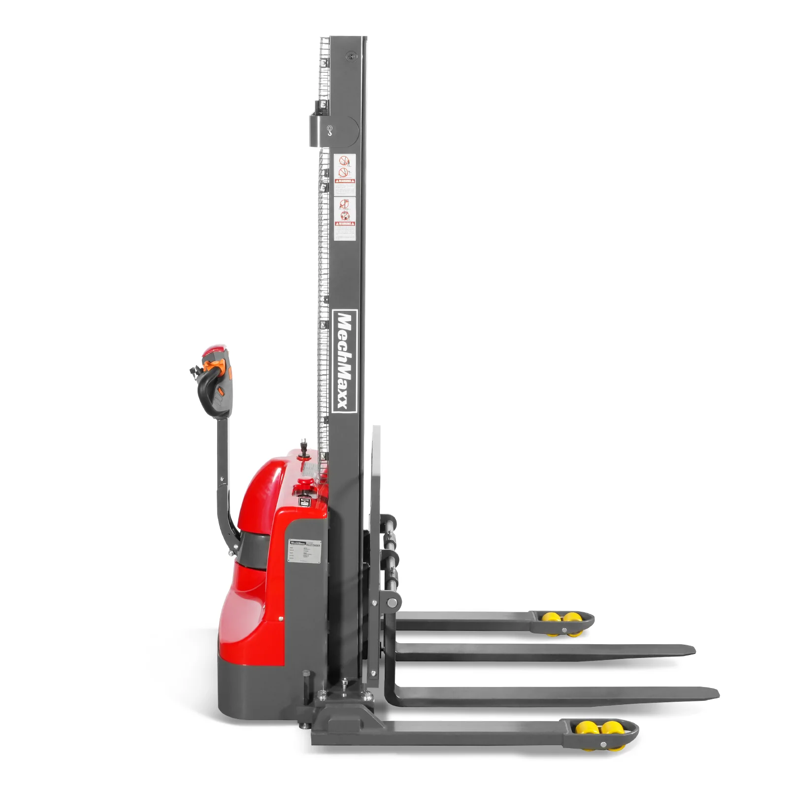 2640lbs Lithium-ion Electric Straddle Stacker,  138" Lift,  Adjustable Legs & Forks,  F26-138S - Image 24