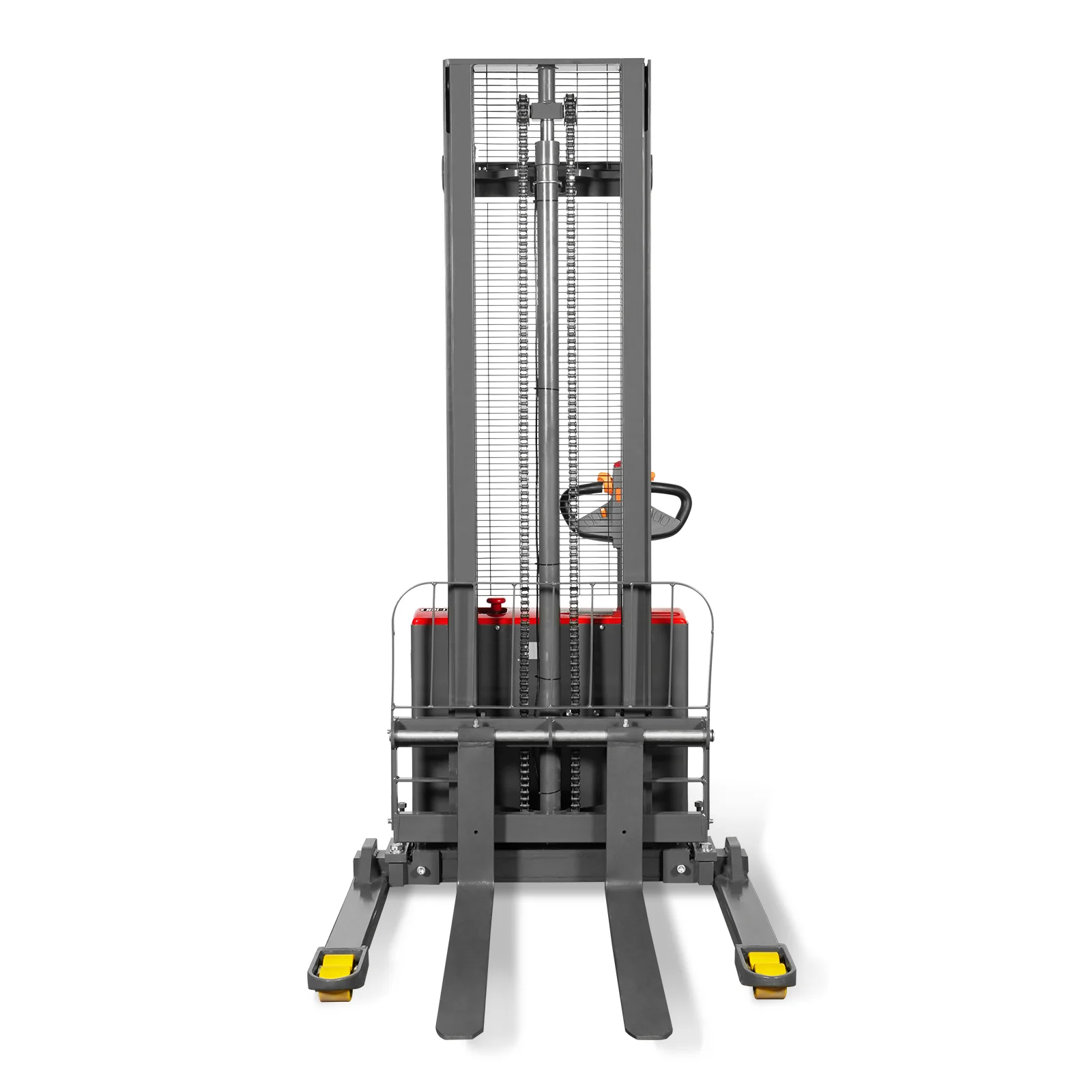 2640lbs Lithium-ion Electric Straddle Stacker,  138" Lift,  Adjustable Legs & Forks,  F26-138S - Image 25