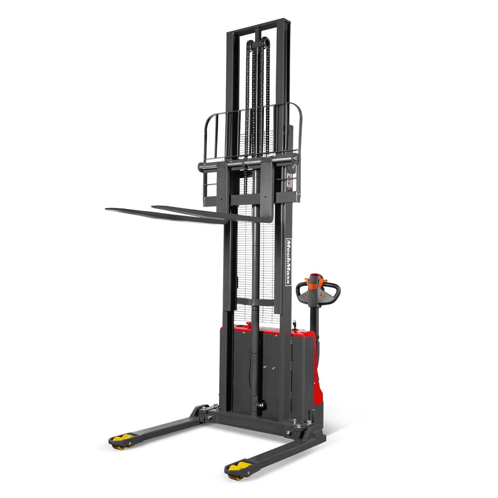2640lbs Lithium-ion Electric Straddle Stacker,  138" Lift,  Adjustable Legs & Forks,  F26-138S - Image 30