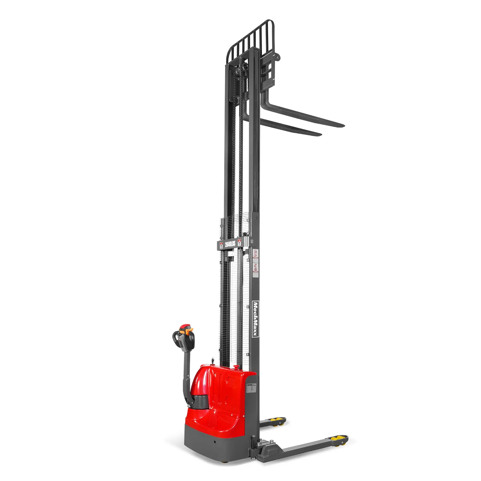 2640lbs Lithium-ion Electric Straddle Stacker,  138" Lift,  Adjustable Legs & Forks,  F26-138S - Image 33