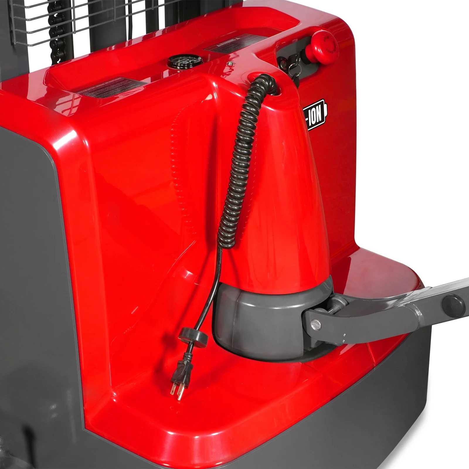 3300lbs Lithium-ion Electric Straddle Stacker,  98" Lift,  Adjustable Legs & Forks,  F33-98S - Image 13