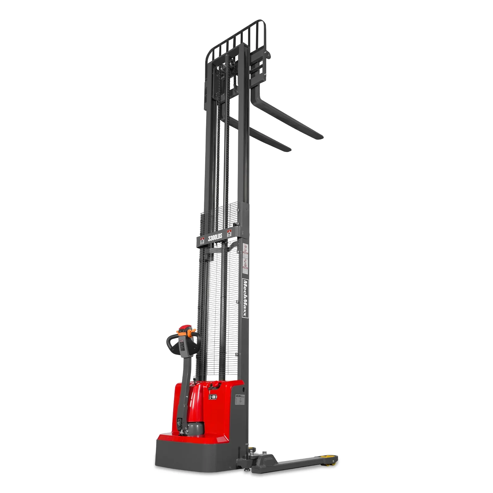3300lbs Lithium-ion Electric Straddle Stacker,  138" Lift,  Adjustable Legs & Forks,  F33-138S - Image 32