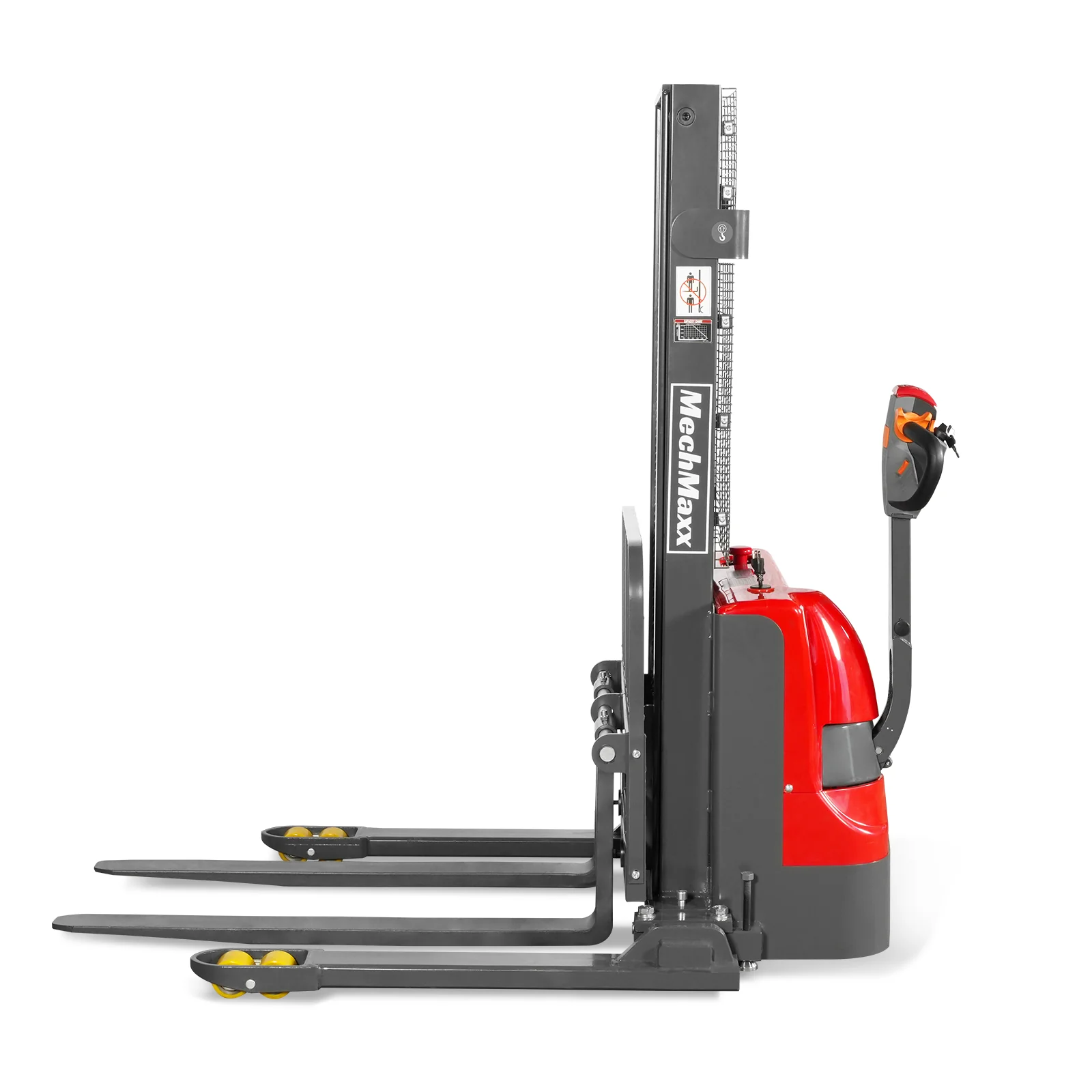 2640lbs Lithium-ion Electric Straddle Stacker,  98" Lift,  Adjustable Legs & Forks,  F26-98S - Image 21