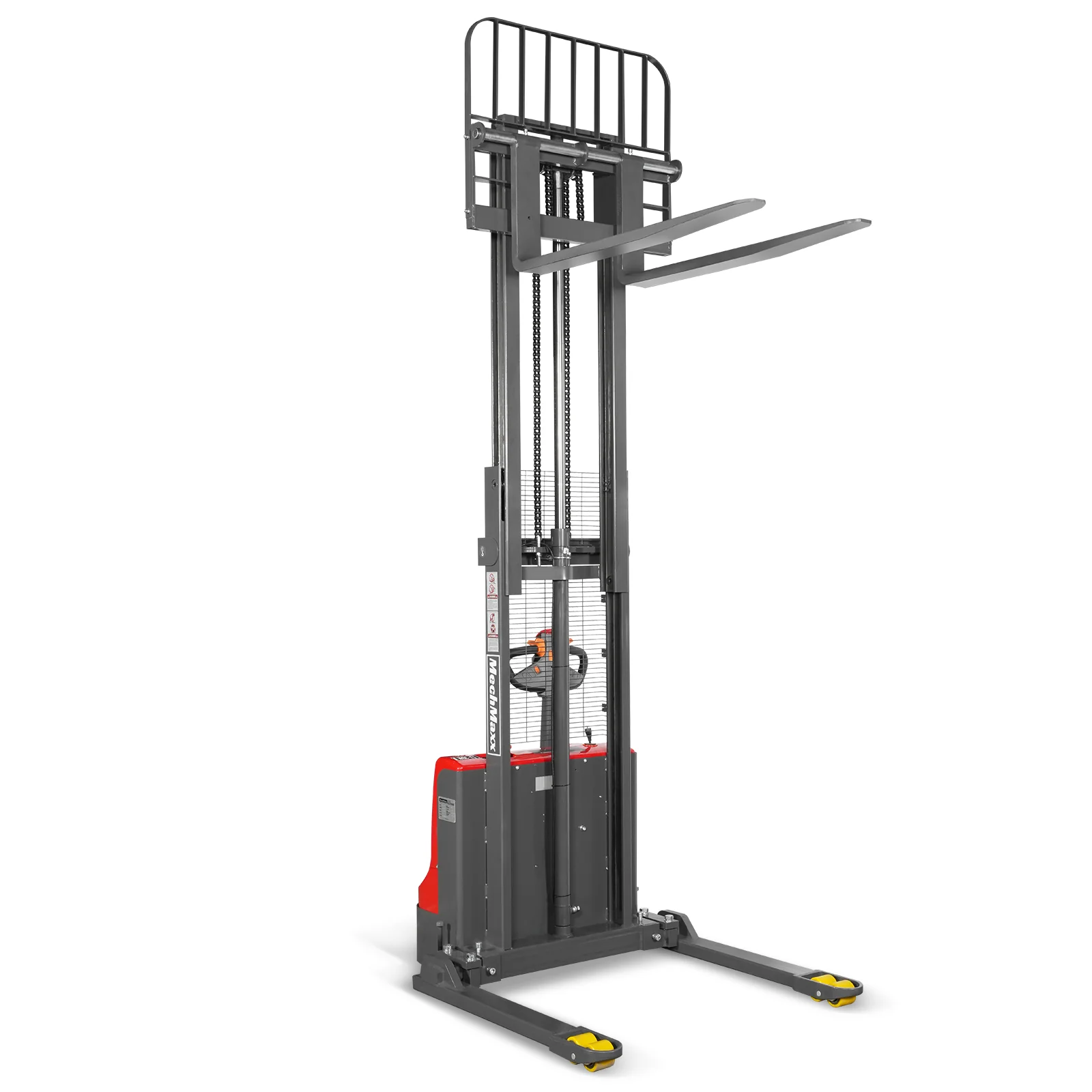 2640lbs Lithium-ion Electric Straddle Stacker,  98" Lift,  Adjustable Legs & Forks,  F26-98S - Image 33