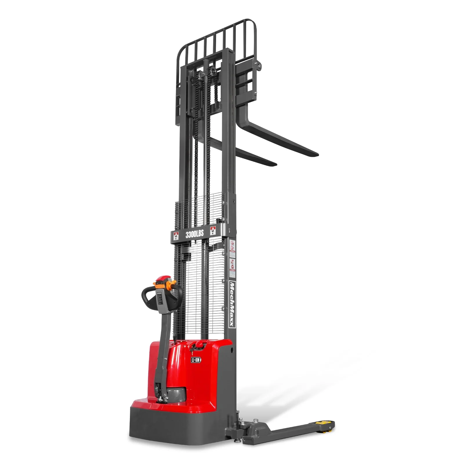 3300lbs Lithium-ion Electric Straddle Stacker,  98" Lift,  Adjustable Legs & Forks,  F33-98S - Image 32