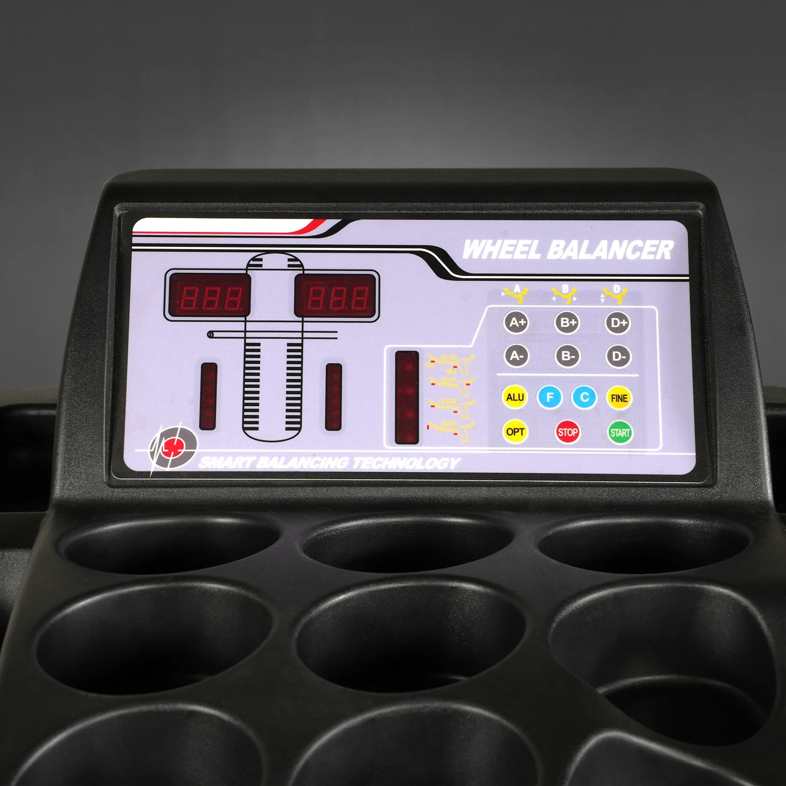 10-24" Rim Wheel Balancer Car Tire Balancing Machine 40 mm Shaft,  WB855 - Image 3