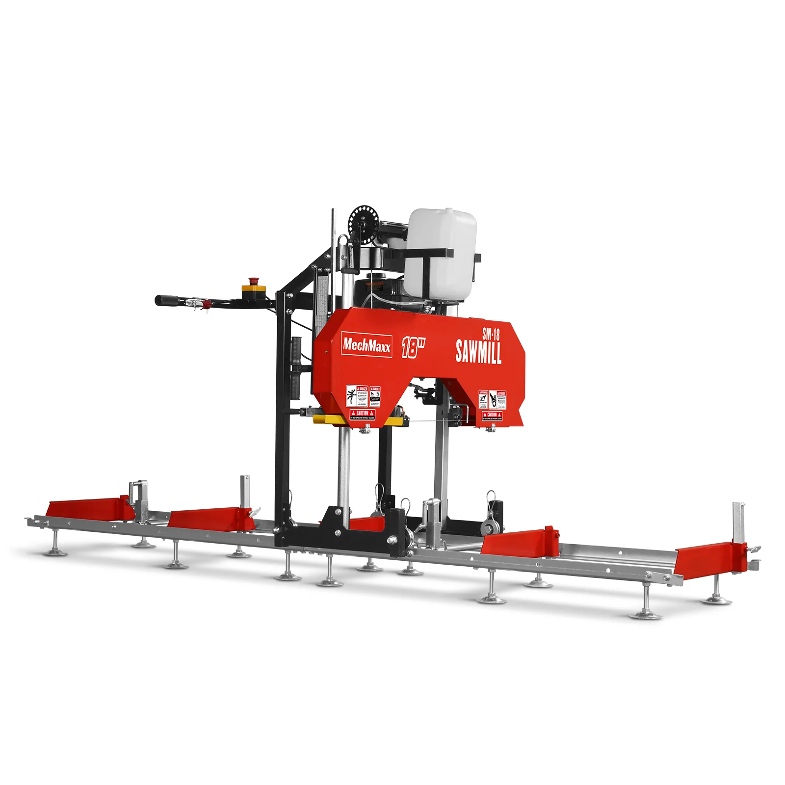 18" Portable Sawmill,  212cc 7HP Gasoline Engine,  15" Board  Width,  10' Track Length ,  SM-18 - Image 16