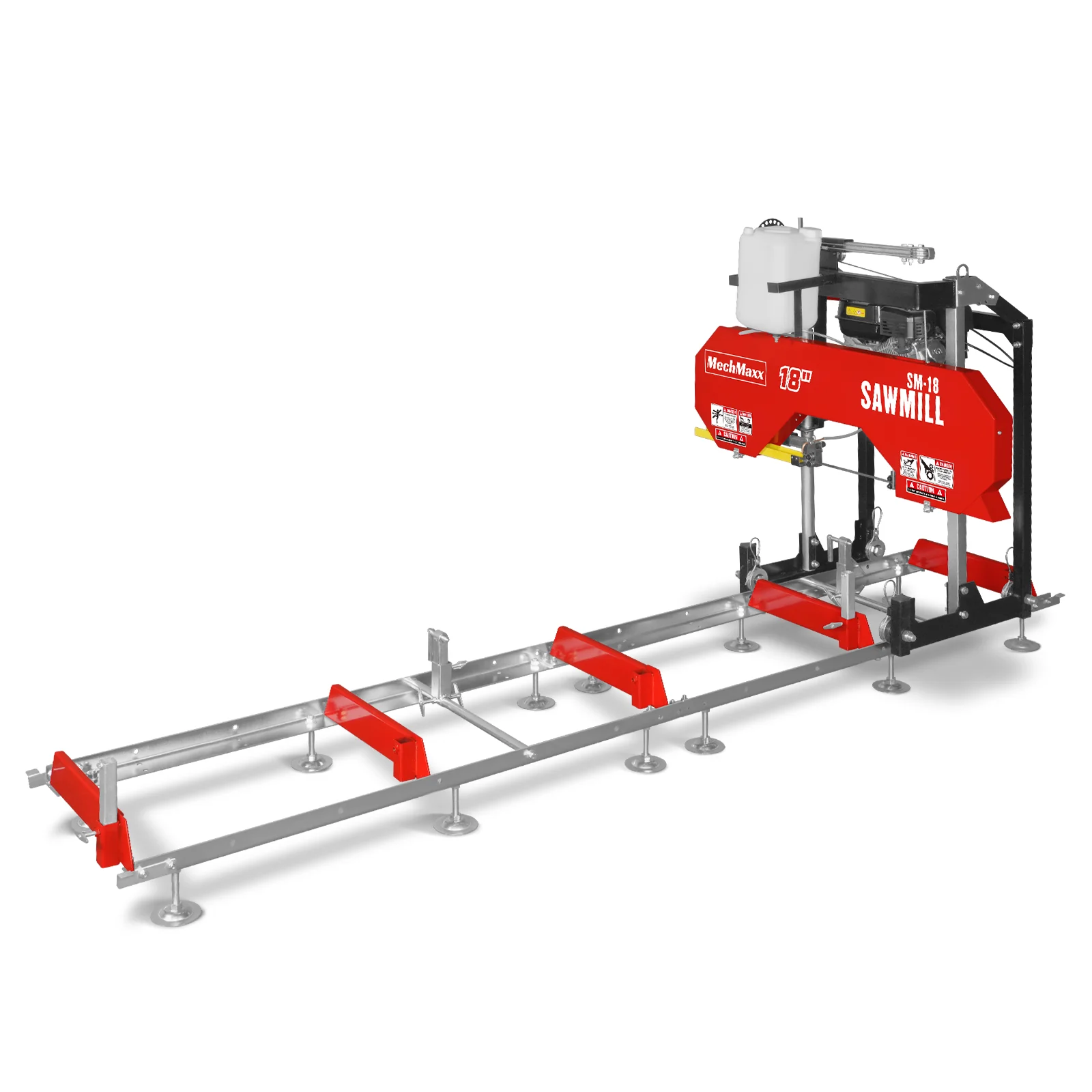 18" Portable Sawmill,  212cc 7HP Gasoline Engine,  15" Board  Width,  10' Track Length ,  SM-18 - Image 17
