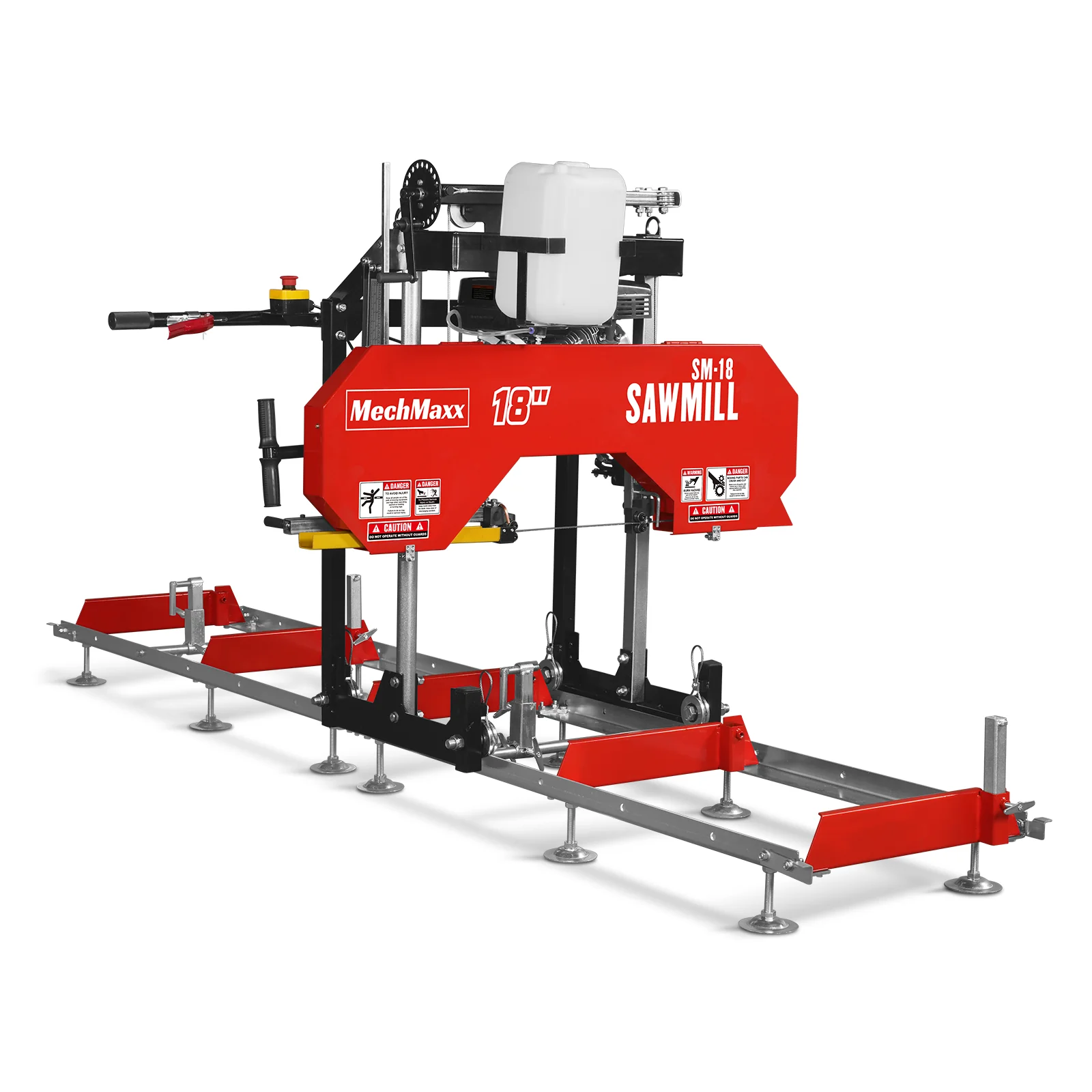 18" Portable Sawmill,  212cc 7HP Gasoline Engine,  15" Board  Width,  10' Track Length ,  SM-18 - Image 19