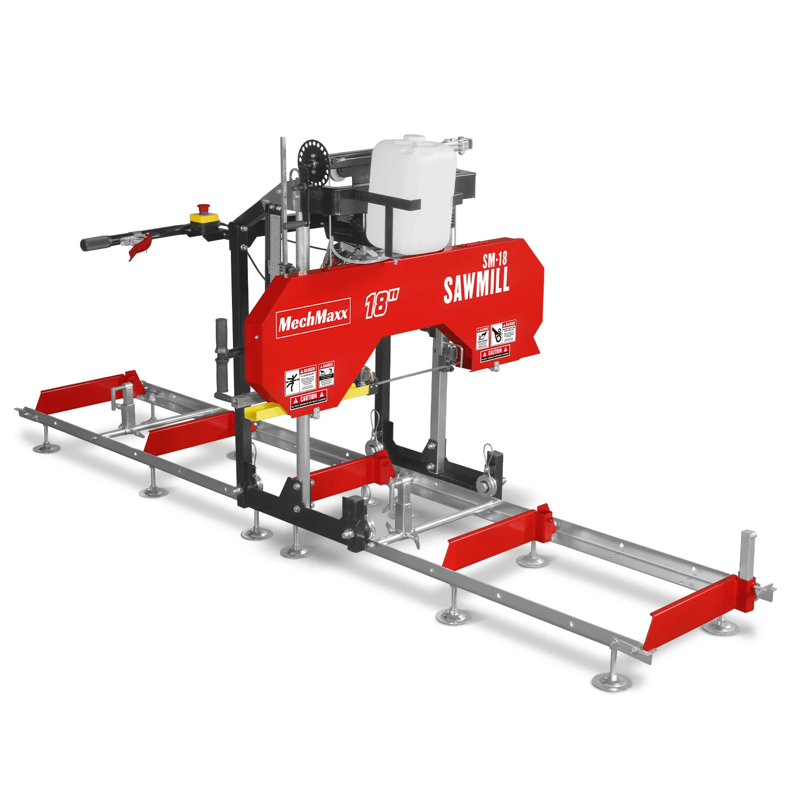 18" Portable Sawmill,  212cc 7HP Gasoline Engine,  15" Board  Width,  10' Track Length ,  SM-18 - Image 20