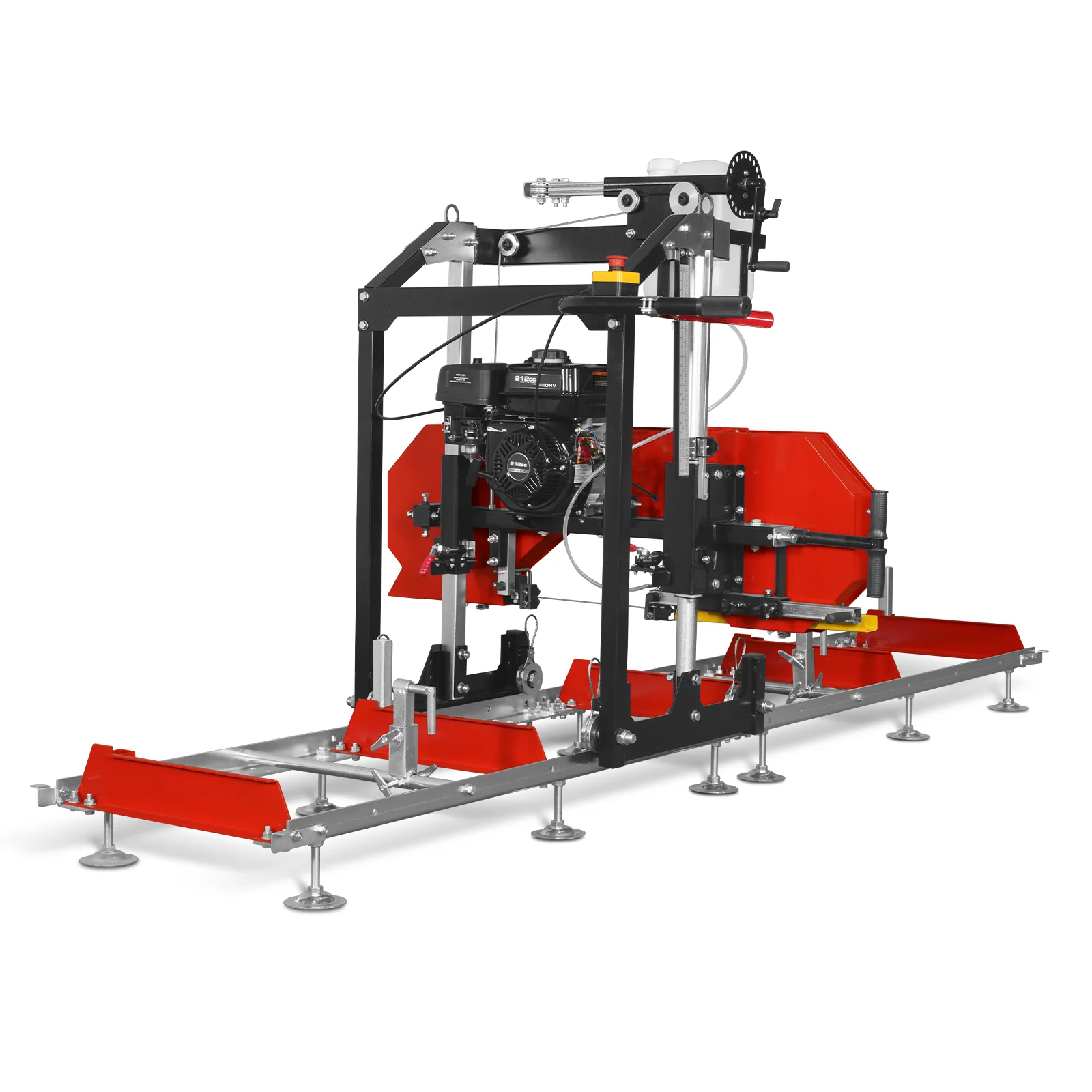 18" Portable Sawmill,  212cc 7HP Gasoline Engine,  15" Board  Width,  10' Track Length ,  SM-18 - Image 21