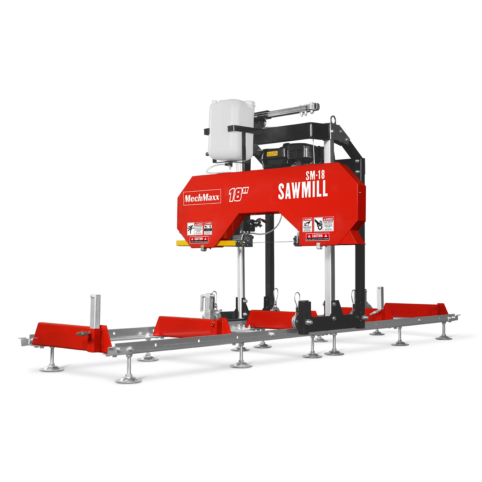 18" Portable Sawmill,  212cc 7HP Gasoline Engine,  15" Board  Width,  10' Track Length ,  SM-18 - Image 23