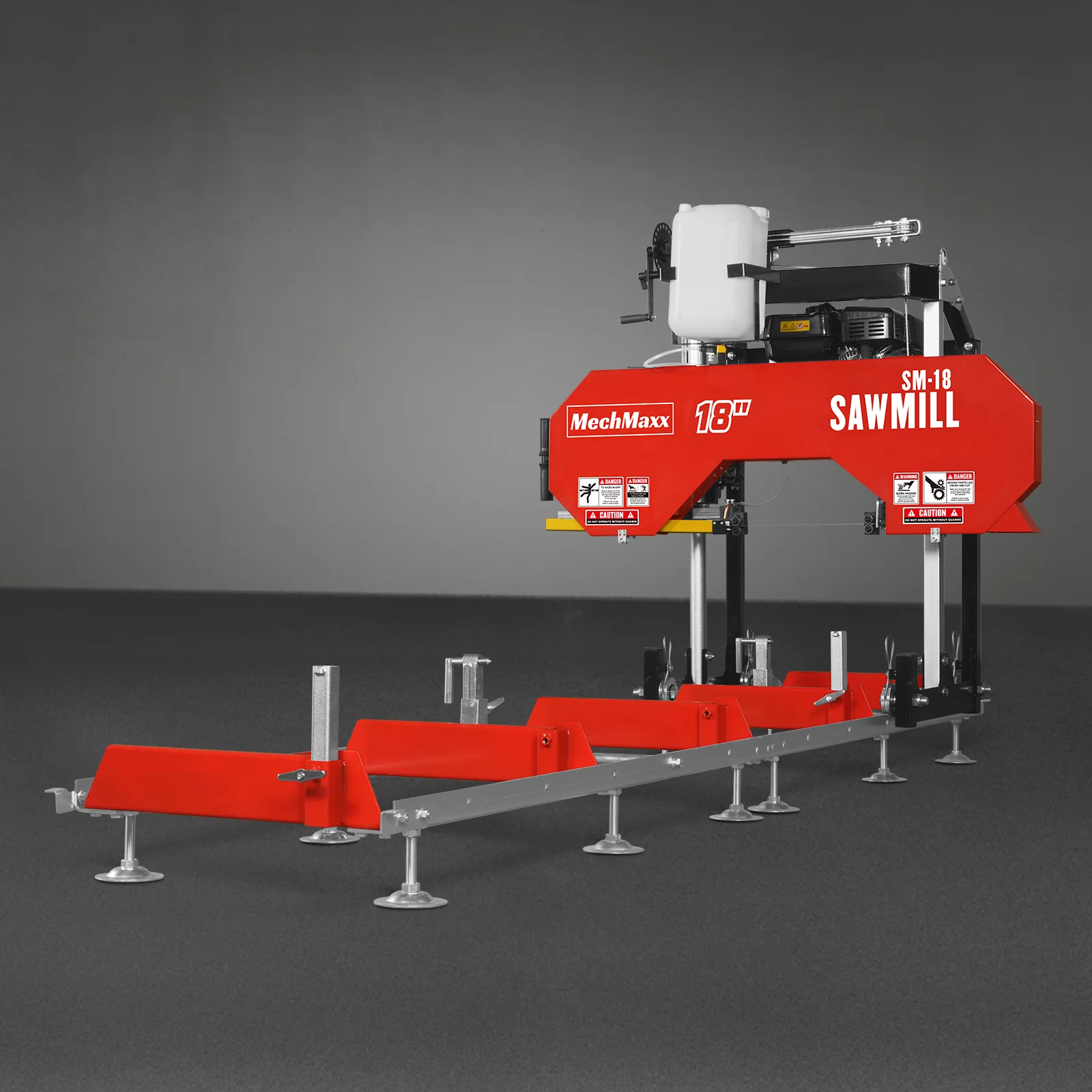 18" Portable Sawmill,  212cc 7HP Gasoline Engine,  15" Board  Width,  10' Track Length ,  SM-18 - Image 29