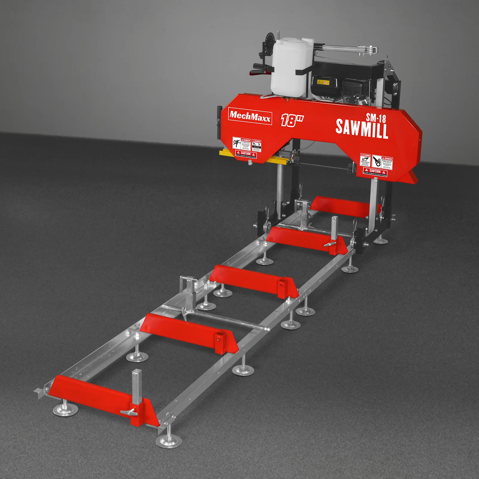 18" Portable Sawmill,  212cc 7HP Gasoline Engine,  15" Board  Width,  10' Track Length ,  SM-18 - Image 30
