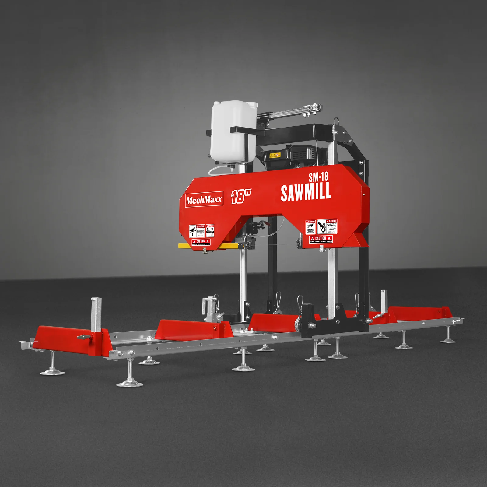 18" Portable Sawmill,  212cc 7HP Gasoline Engine,  15" Board  Width,  10' Track Length ,  SM-18 - Image 31