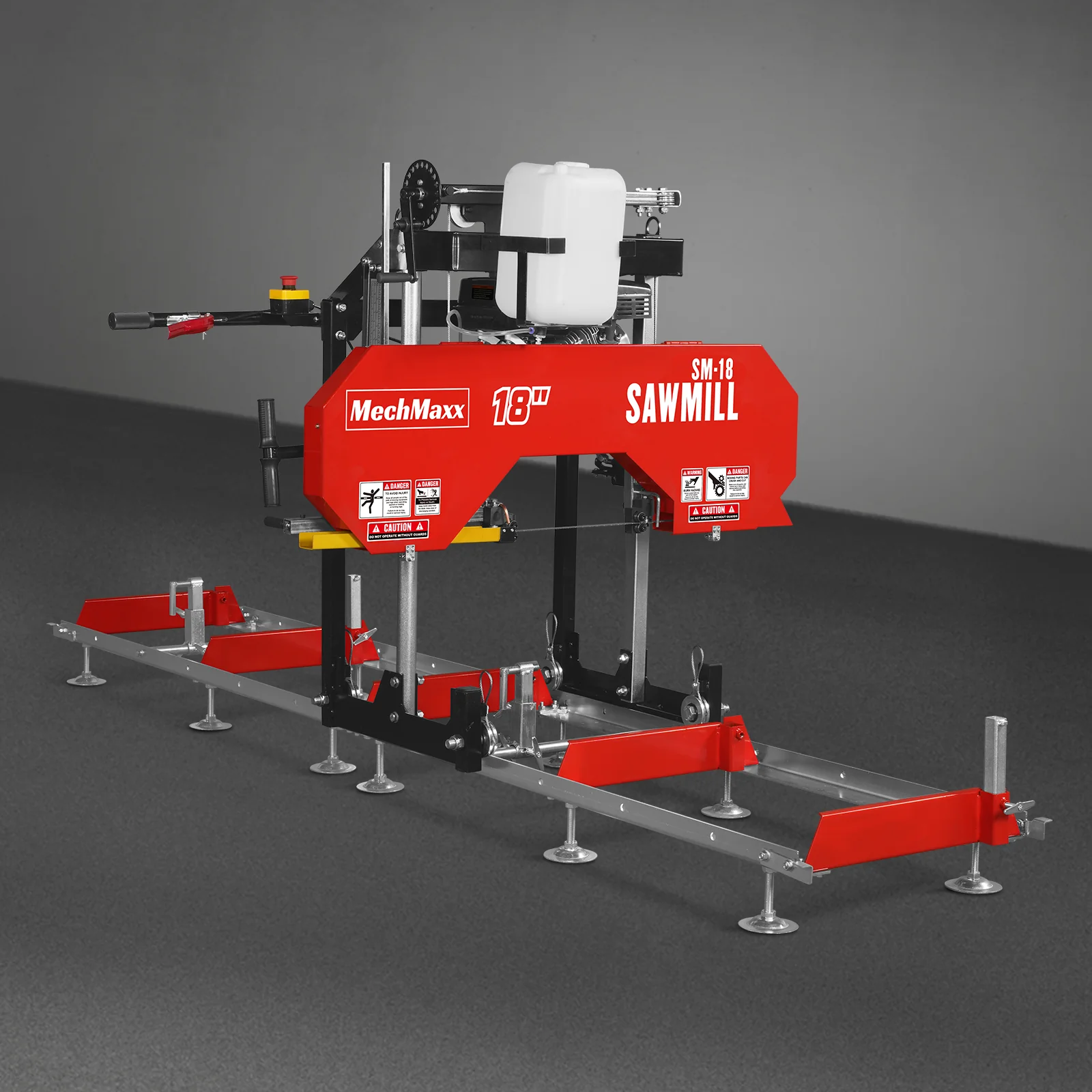 18" Portable Sawmill,  212cc 7HP Gasoline Engine,  15" Board  Width,  10' Track Length ,  SM-18 - Image 36
