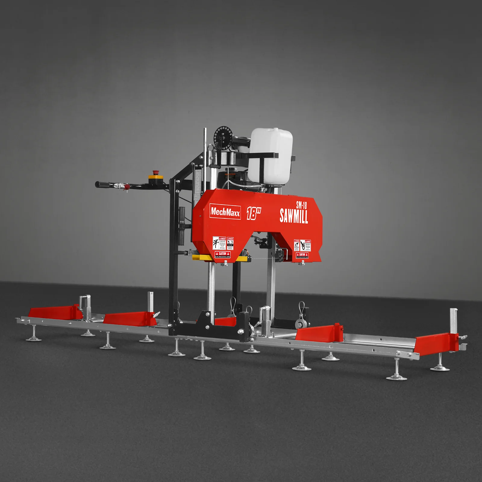 18" Portable Sawmill,  212cc 7HP Gasoline Engine,  15" Board  Width,  10' Track Length ,  SM-18 - Image 37
