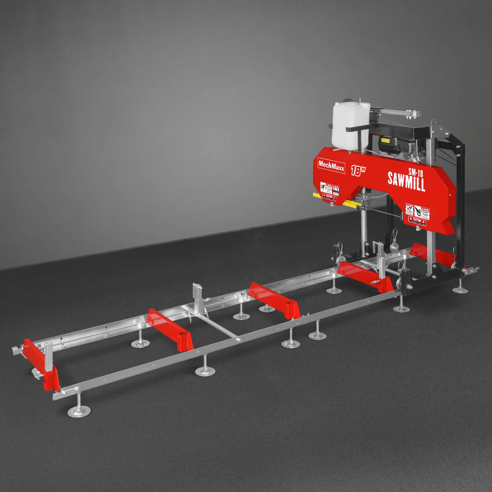 18" Portable Sawmill,  212cc 7HP Gasoline Engine,  15" Board  Width,  10' Track Length ,  SM-18 - Image 38