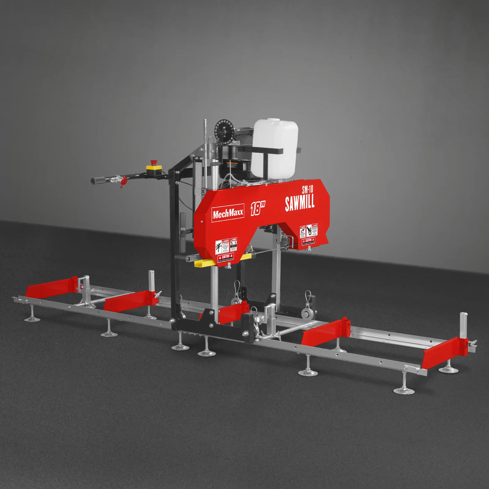 18" Portable Sawmill,  212cc 7HP Gasoline Engine,  15" Board  Width,  10' Track Length ,  SM-18 - Image 40