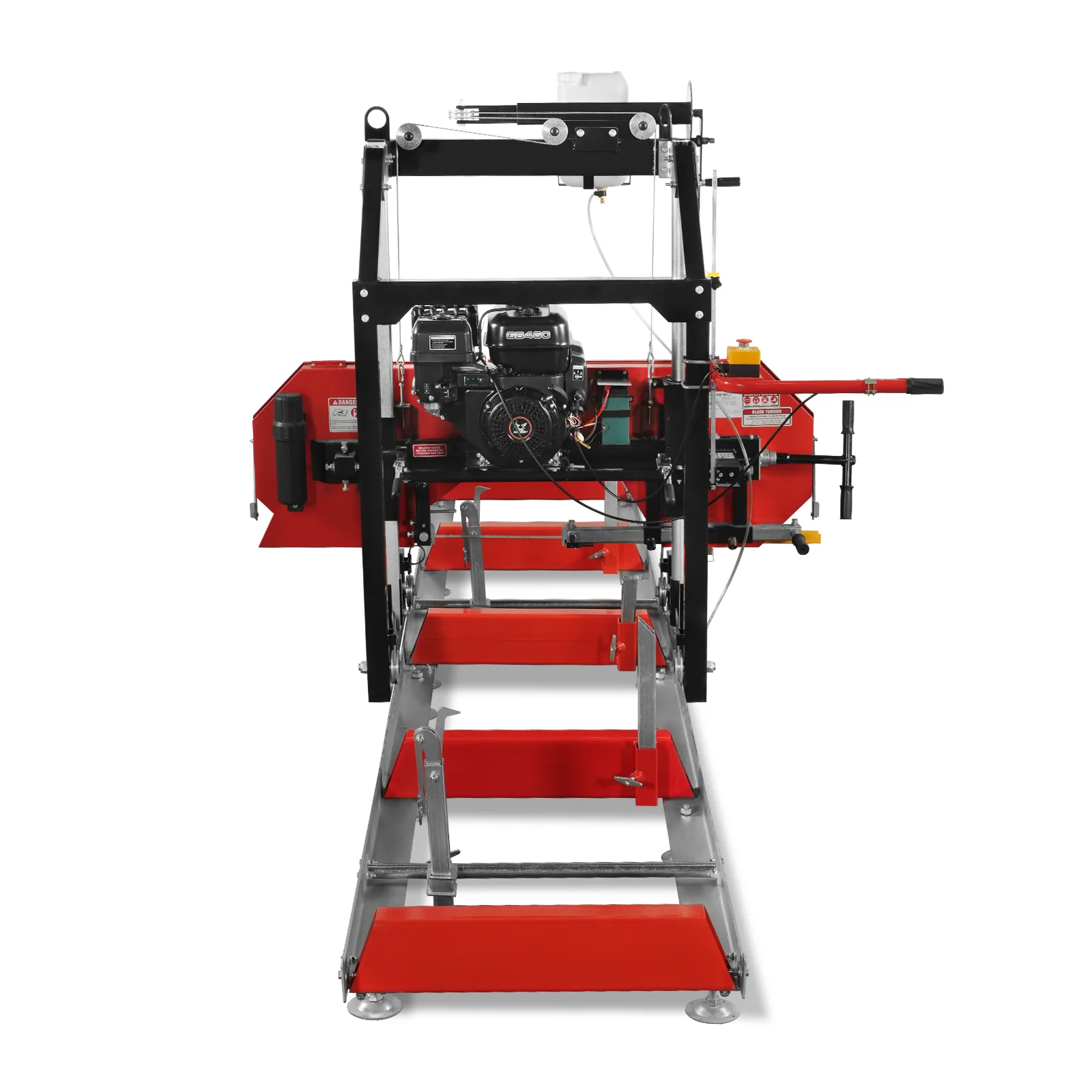 26" Portable Sawmill,  459cc 15HP E-Start Gasoline Engine,  20" Board  Width,  13' Track Length ,  SM-26 - Image 14