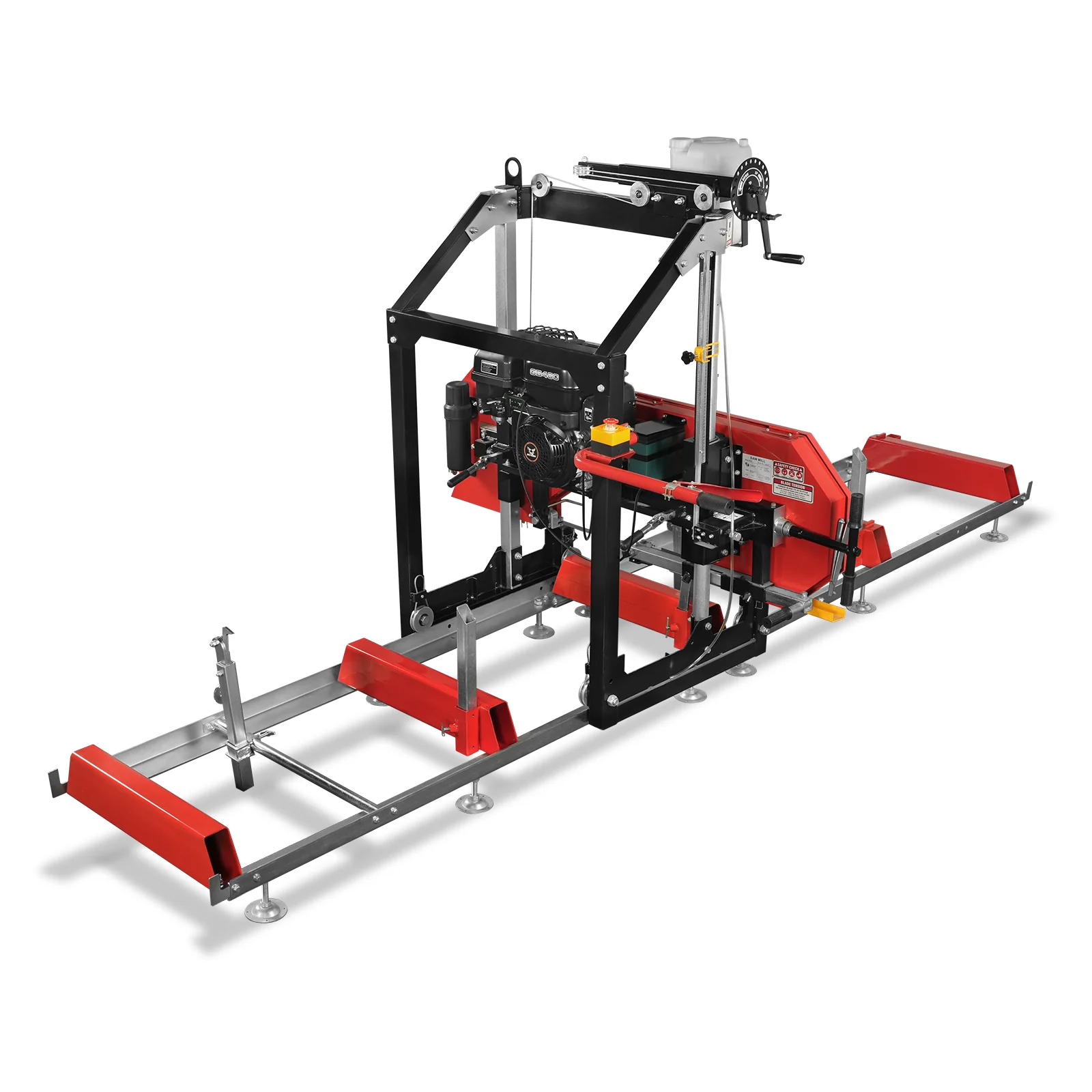 26" Portable Sawmill,  459cc 15HP E-Start Gasoline Engine,  20" Board  Width,  13' Track Length ,  SM-26 - Image 20