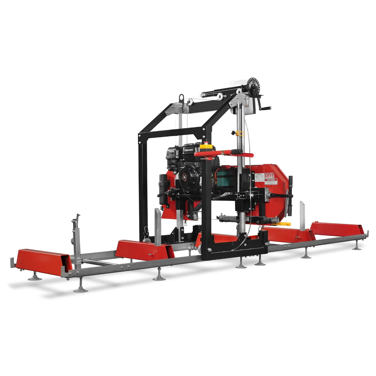 26" Portable Sawmill,  459cc 15HP E-Start Gasoline Engine,  20" Board  Width,  13' Track Length ,  SM-26 - Image 22