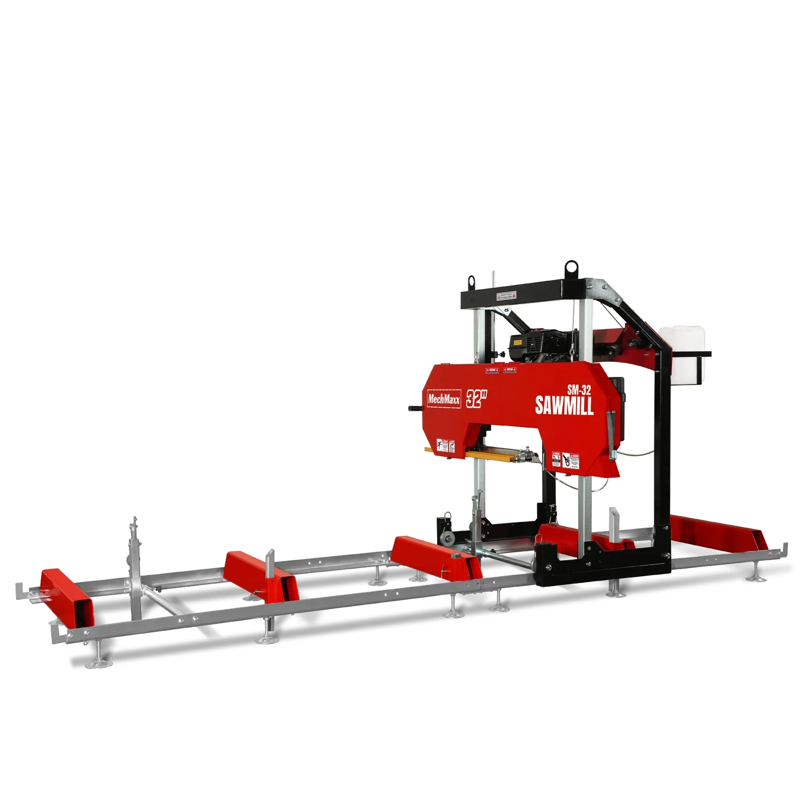 32" Portable Sawmill,  459cc 15HP E-Start Gasoline Engine,  26.5" Board Width,  13' Track Length ,  SM-32 - Image 20