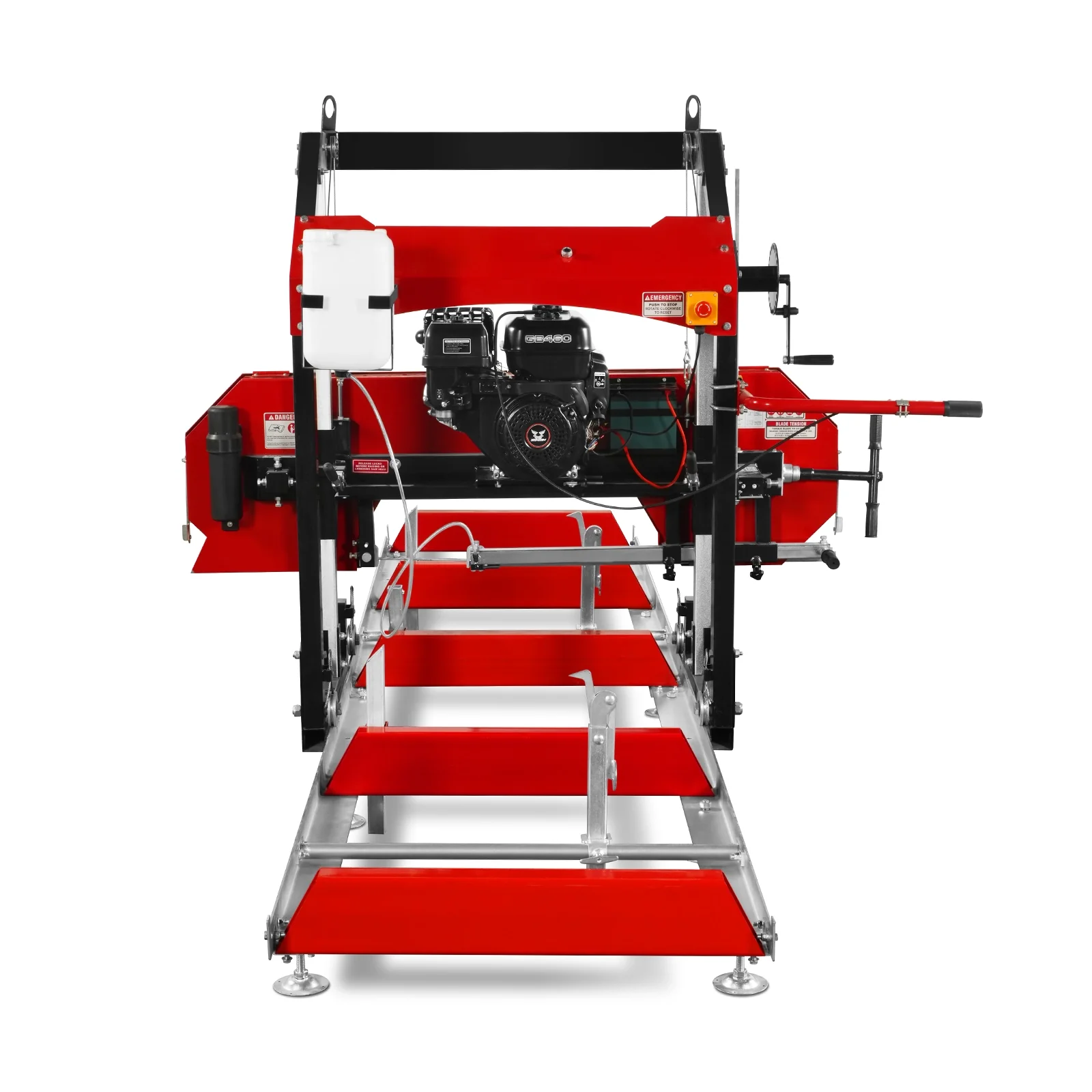 32" Portable Sawmill,  459cc 15HP E-Start Gasoline Engine,  26.5" Board Width,  13' Track Length ,  SM-32 - Image 23