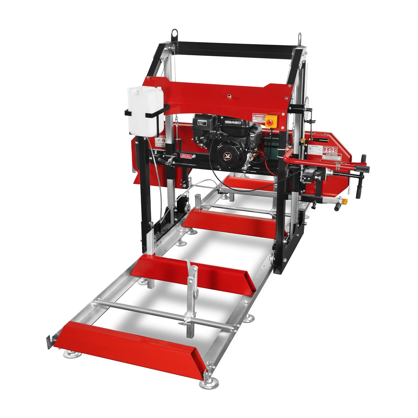 32" Portable Sawmill,  459cc 15HP E-Start Gasoline Engine,  26.5" Board Width,  13' Track Length ,  SM-32 - Image 25