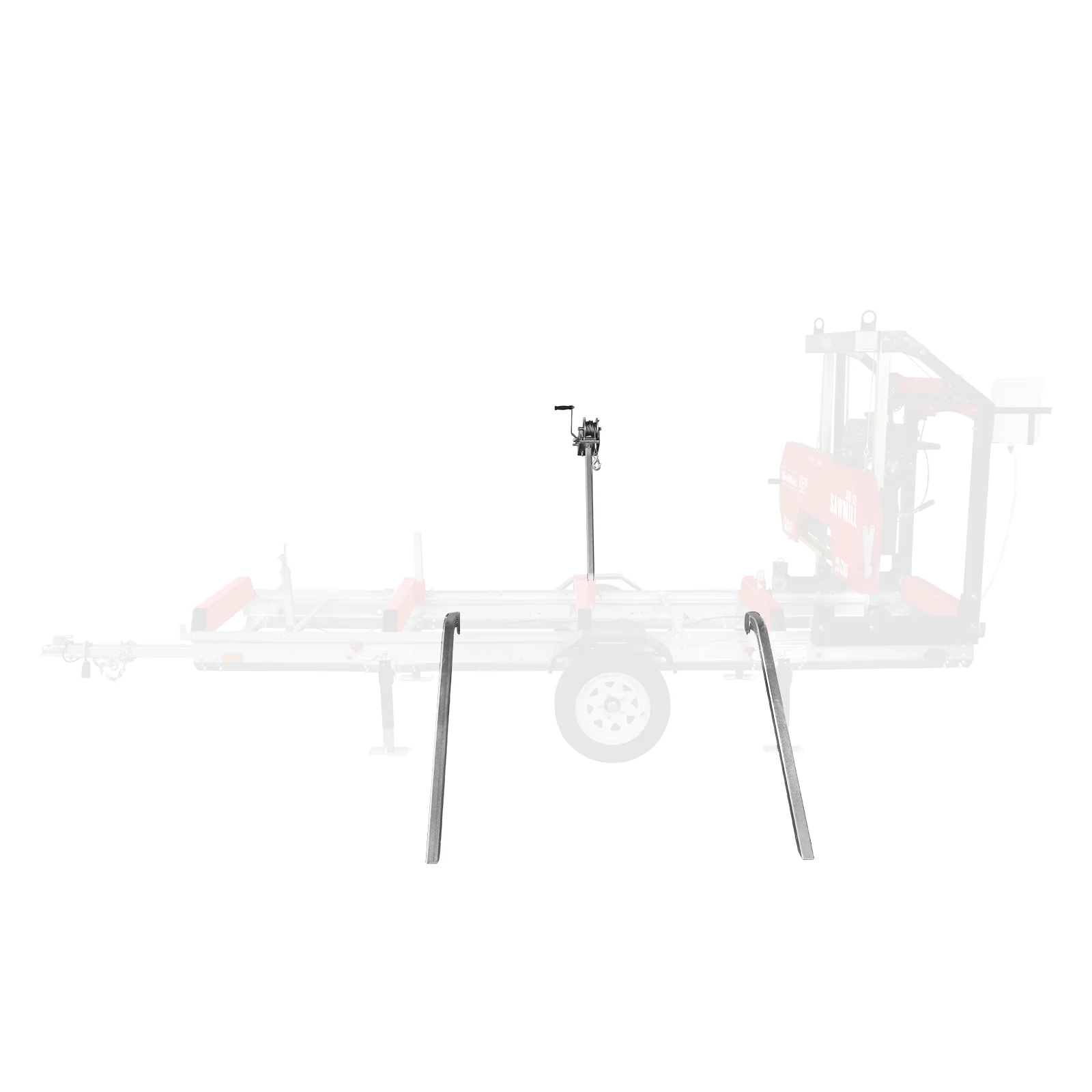 Log Loading Ramp Kit for Sawmill Trailer , SM-26 and SM-32 - Image 4