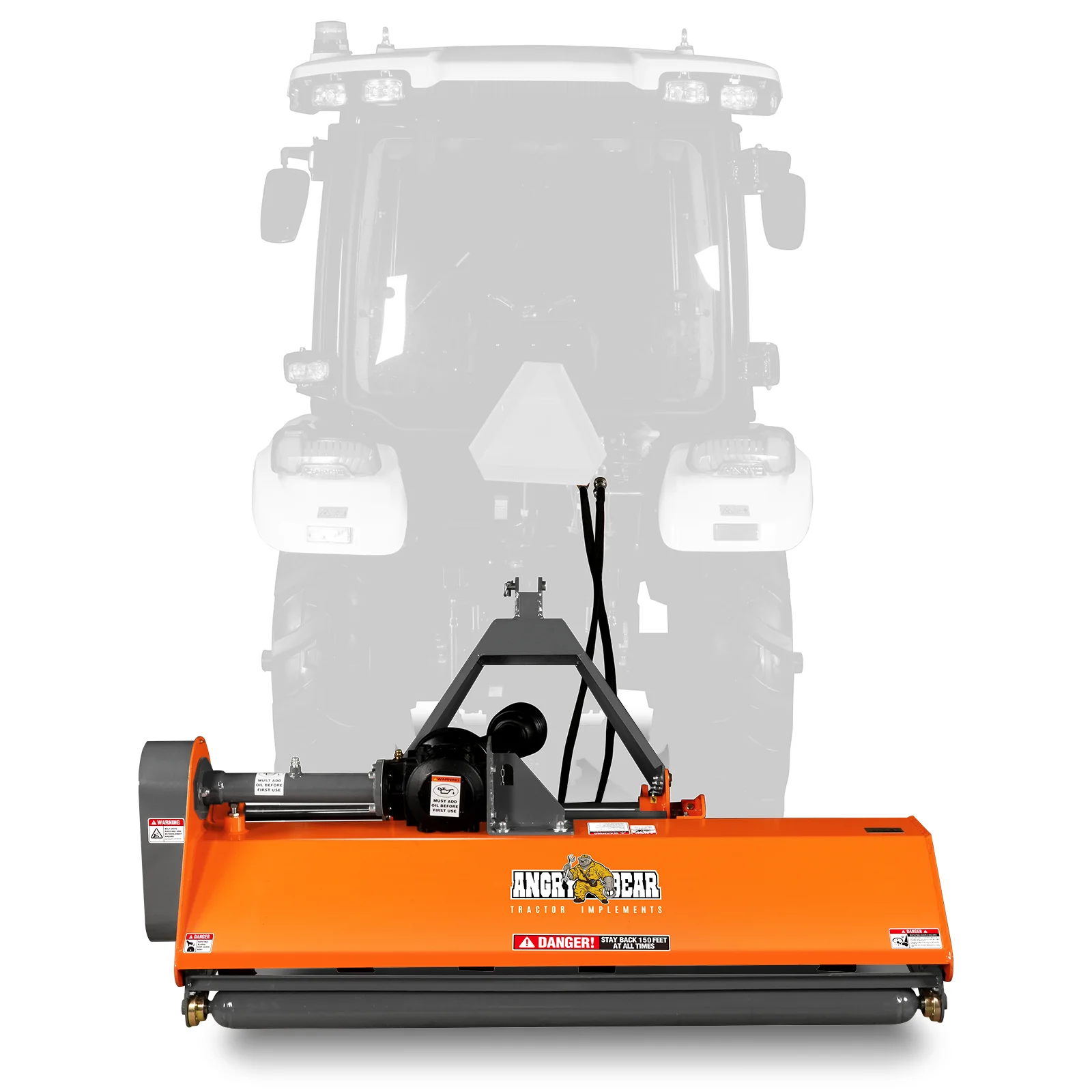 68" PTO Flail Mower with Hydraulic Side Shift 3 Point 30-60hp ,  NAM68H - Image 10