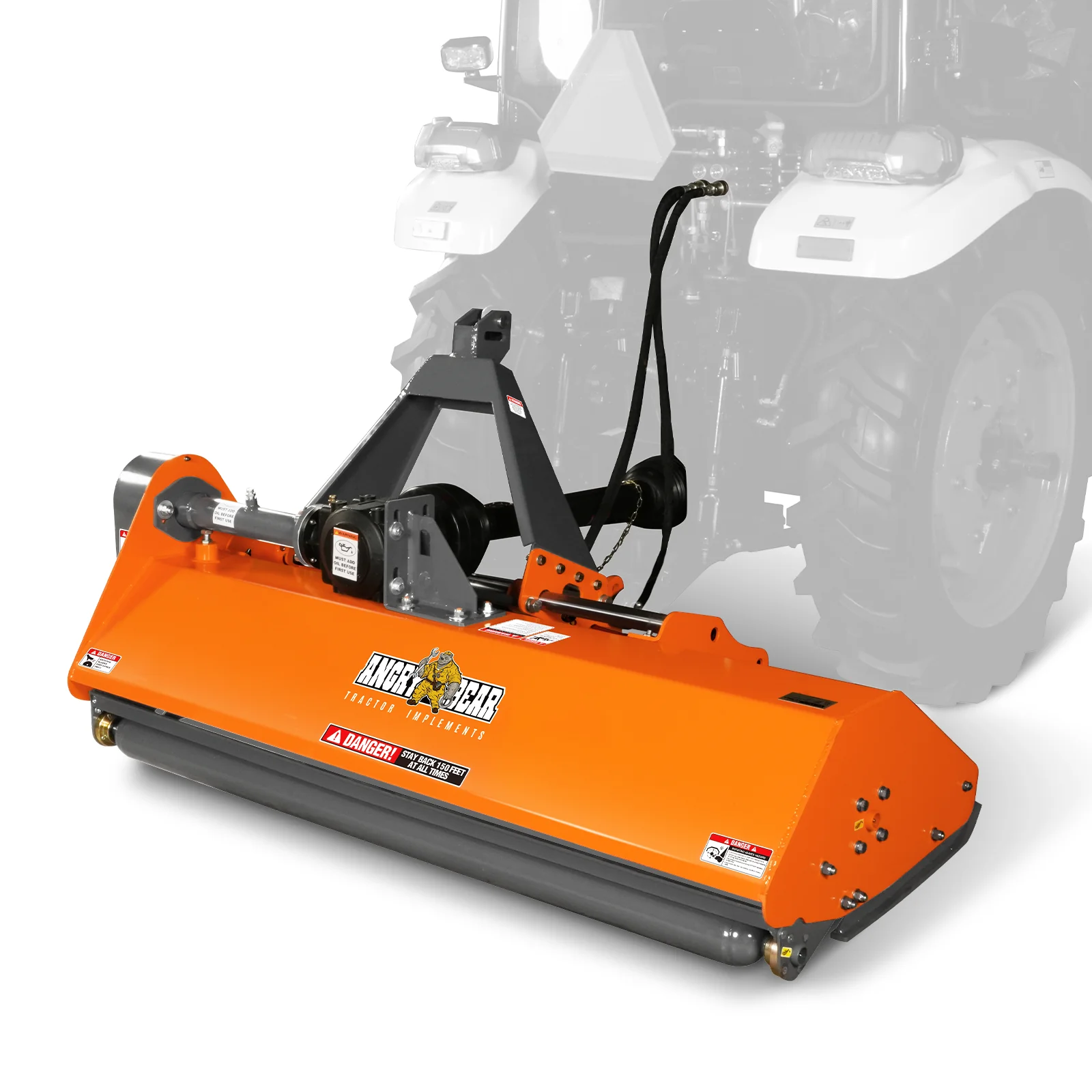 68" PTO Flail Mower with Hydraulic Side Shift 3 Point 30-60hp ,  NAM68H - Image 5