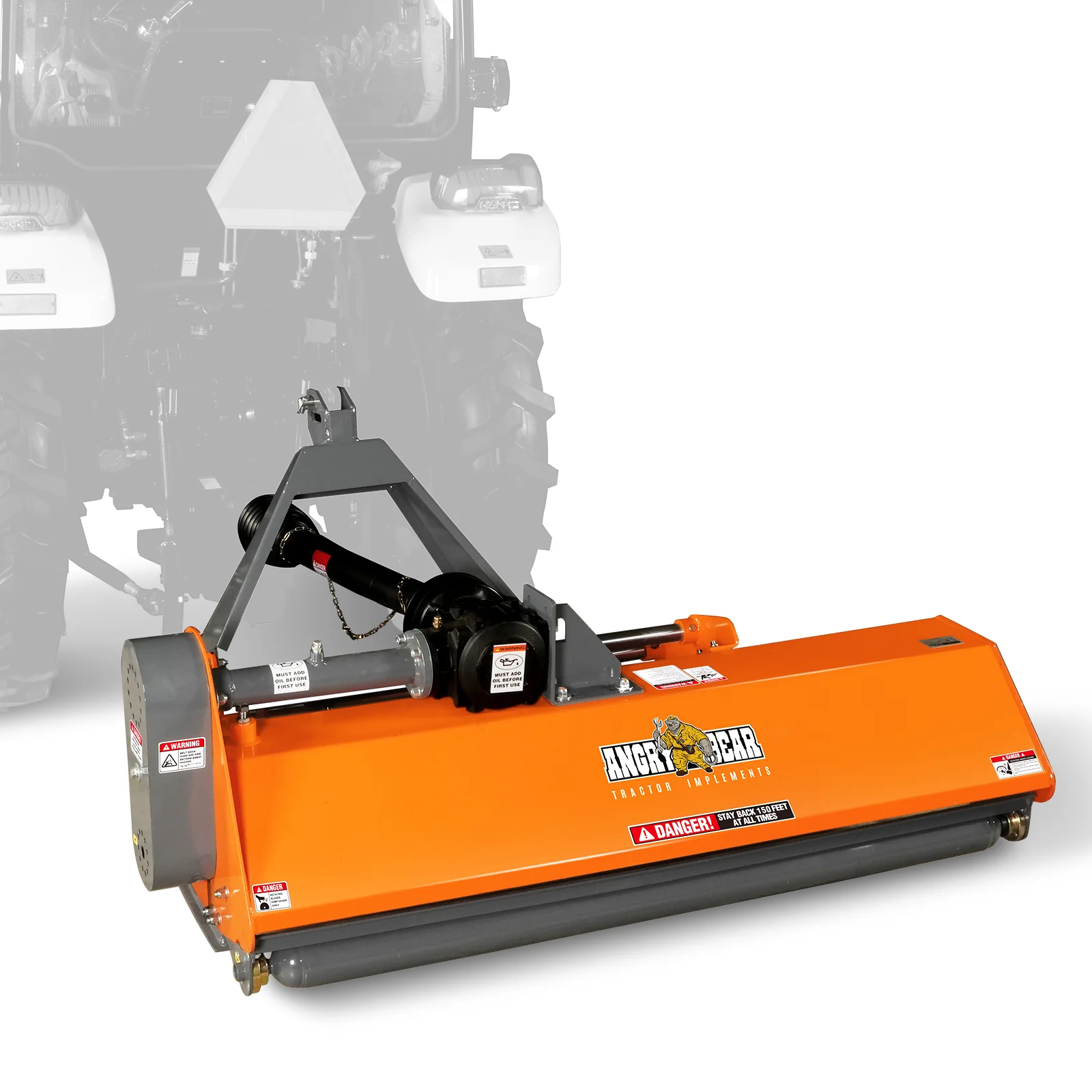 68" PTO Flail Mower with Hydraulic Side Shift 3 Point 30-60hp ,  NAM68H - Image 9