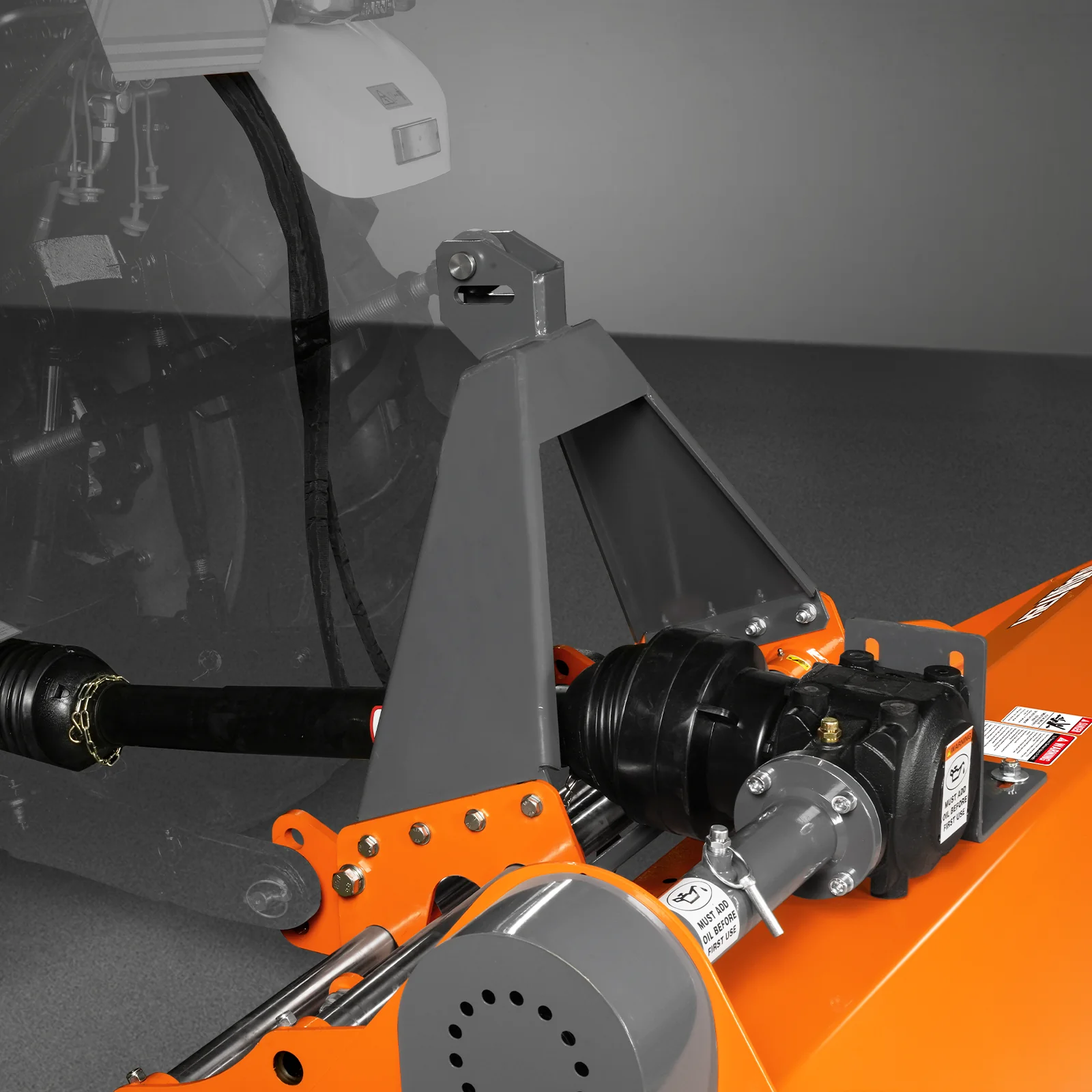 72" PTO Flail Mower with Hydraulic Side Shift 3 Point 45-85hp ,  NAM72H - Image 10