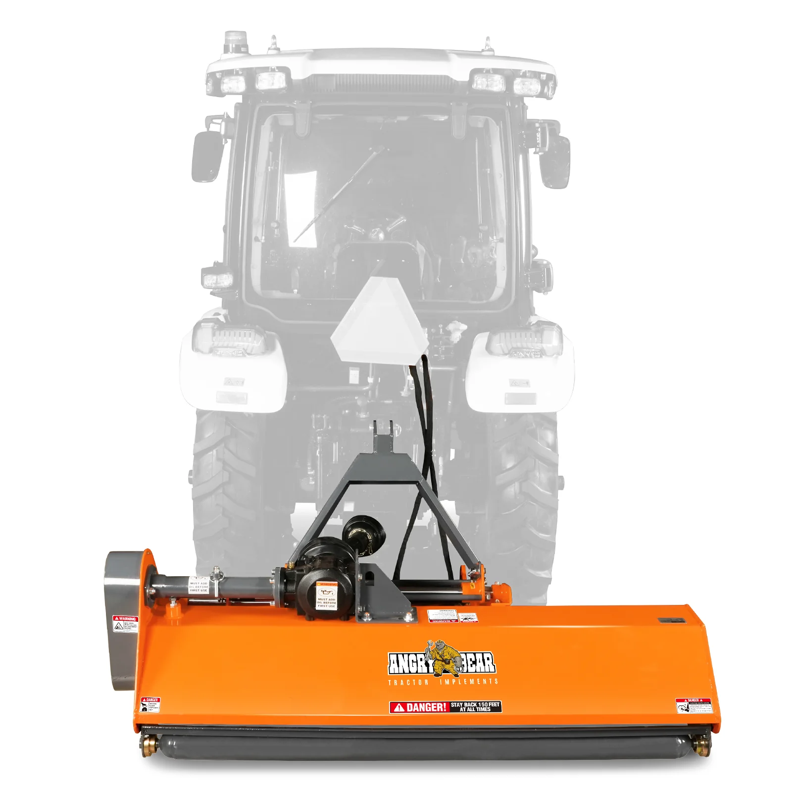 72" PTO Flail Mower with Hydraulic Side Shift 3 Point 45-85hp ,  NAM72H - Image 15