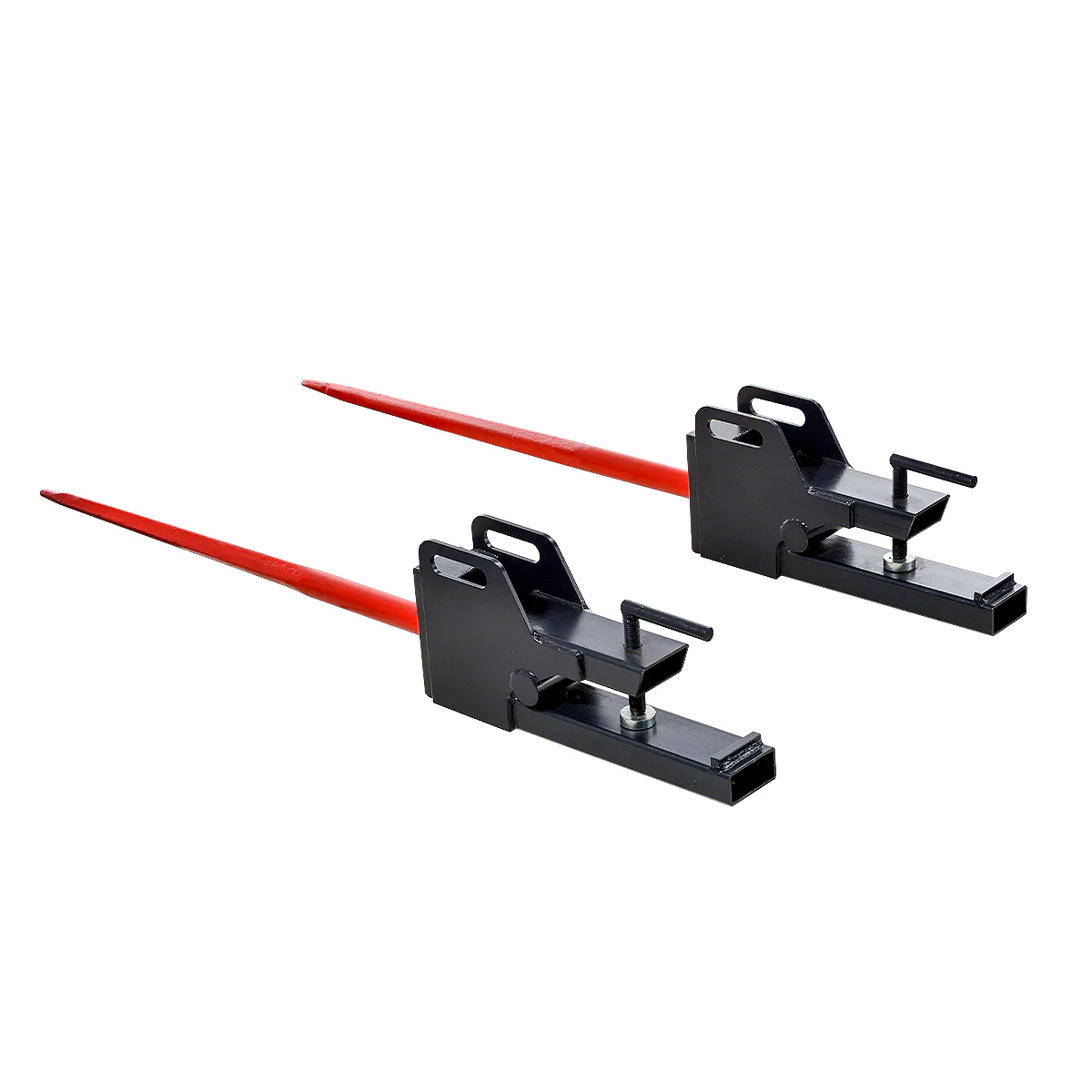 MechMaxx 43" Clamp-On Hay Bale Spear 1100lbs Capacity for Tractor Skid Steer Loader - Image 5